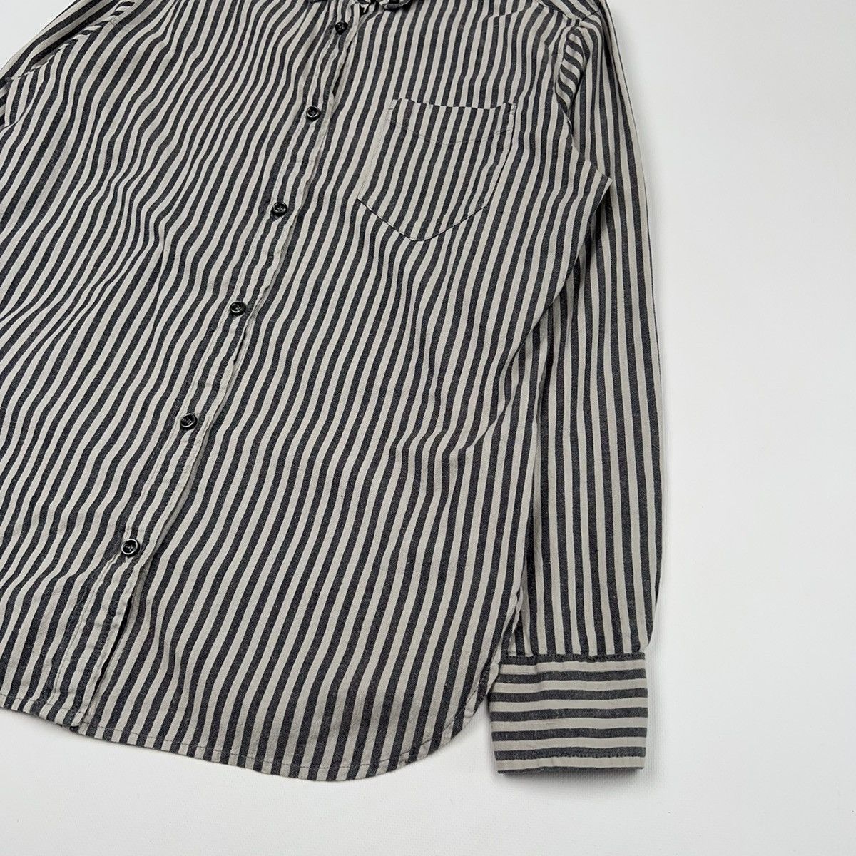Isabel Marant Isabel Marant Etoile Stripped Gray Black Shirt Size XS / US 0-2 / IT 36-38 - 3 Thumbnail