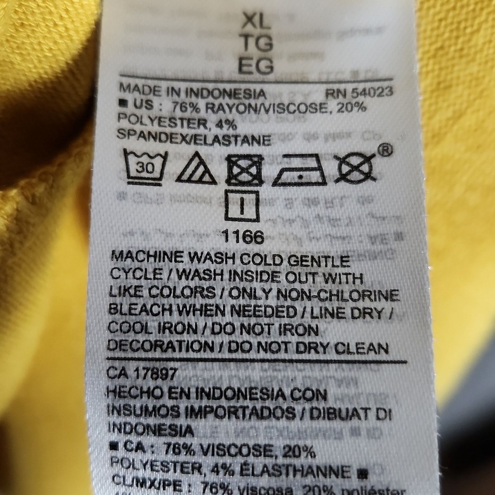 Old Navy Old Navy XL Yellow Long Sleeve Dress Vibrant Chic Size XL / US 12-14 / IT 48-50 - 5 Thumbnail
