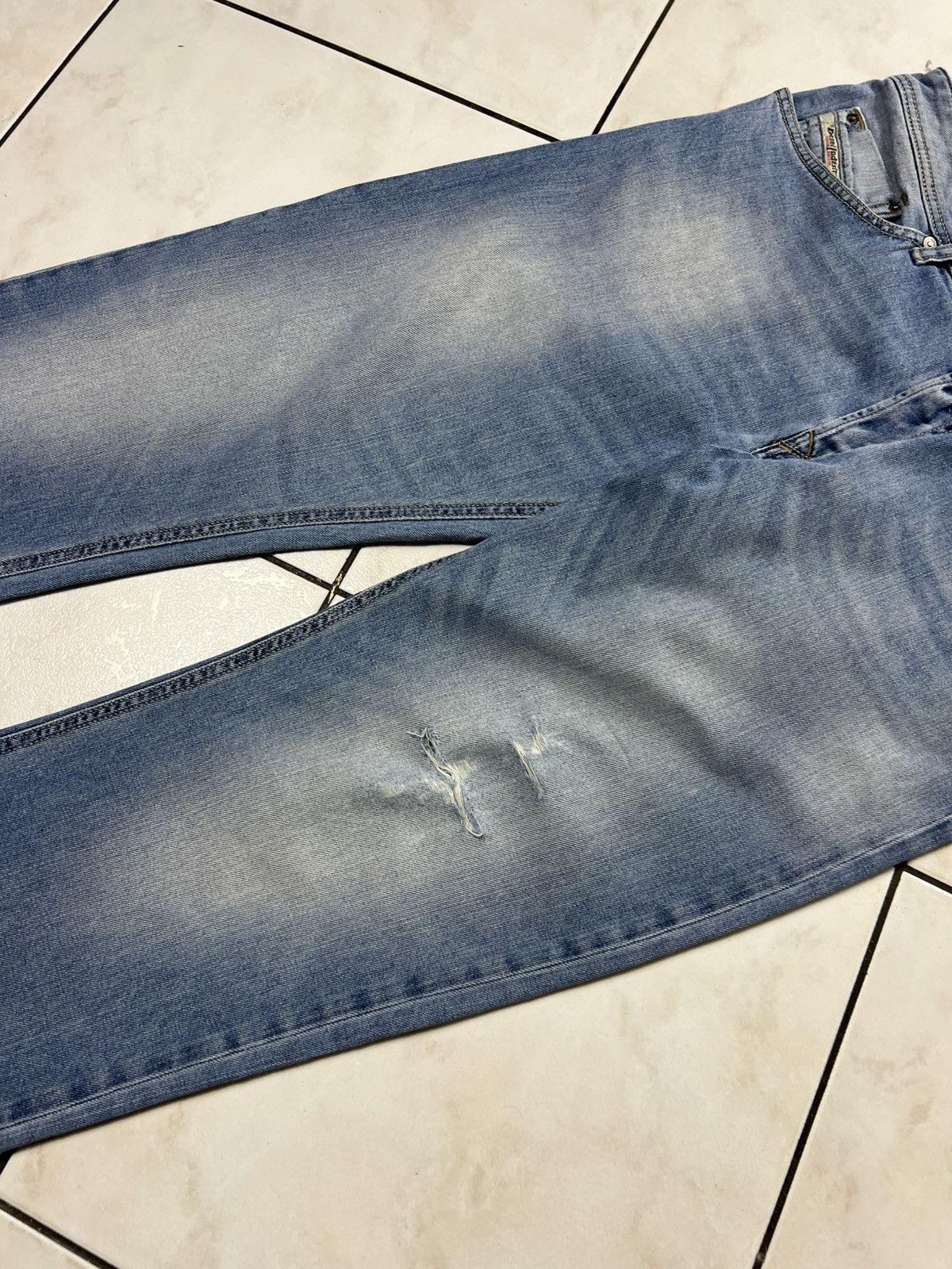 Diesel Vintage Diesel Waykee y2k distressed denim washed jeans pant Size US 34 / EU 50 - 7 Thumbnail