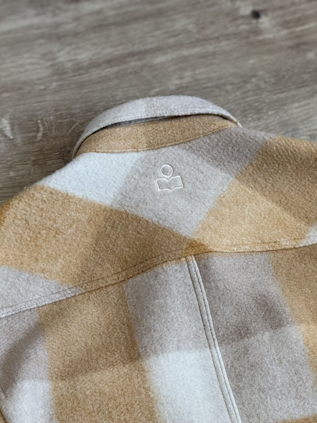 Isabel Marant Etoile Isabel Marant Haveli Jacket Coat Wool Yellow Checked size 36 Size S / US 4 / IT 40 - 9 Thumbnail