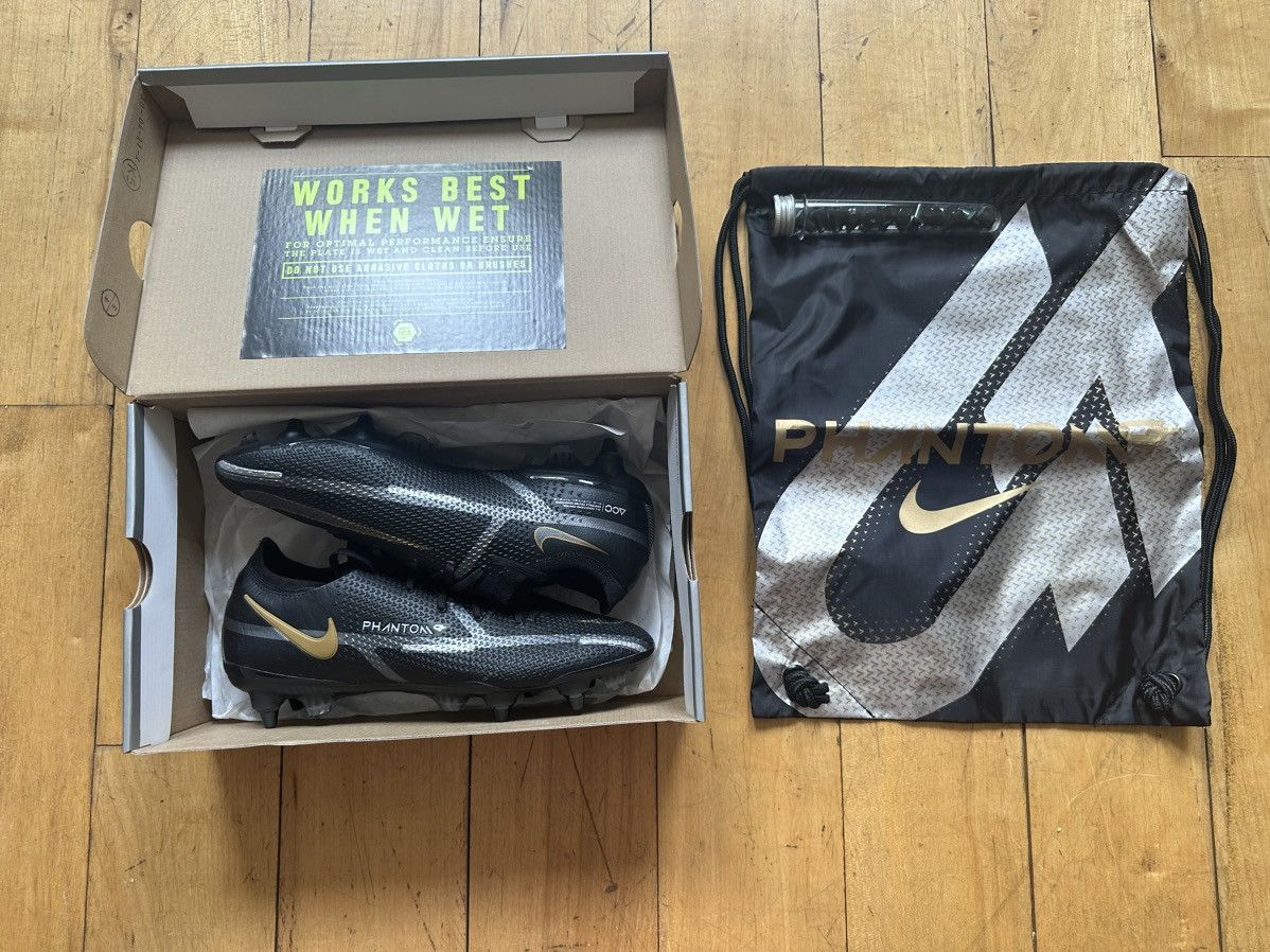 image of Nike Phantom Gt2 Elite Sg-Pro Ac Shoes in Black, Men's (Size 8.5)