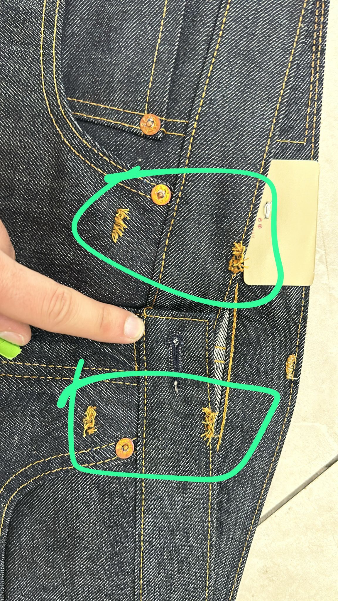 Levi's Vintage Clothing LVC Levi's Vintage Clothing 1947 501XX BigE Selvedge Jeans Size US 34 / EU 50 - 4 Thumbnail