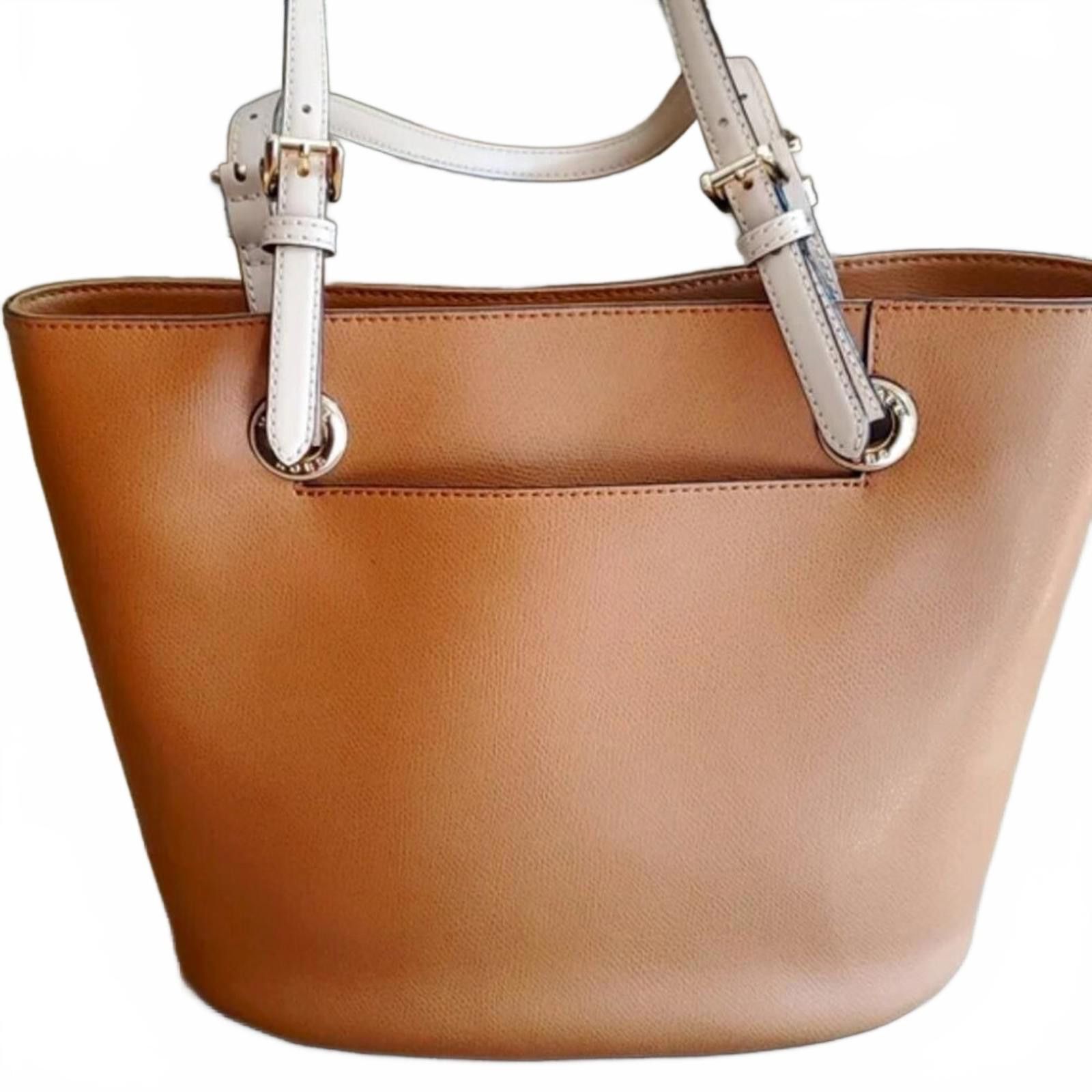 Michael Kors NWOT MICHAEL KORS Camel/Tan Jet Set Medium Tote w/6 pockets Size ONE SIZE - 2 Thumbnail