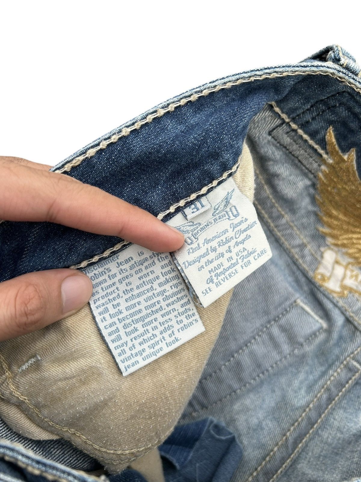 Robins Jeans ROBINS JEANS DISTRESSED DENIM JEANS Size US 31 - 8 Thumbnail