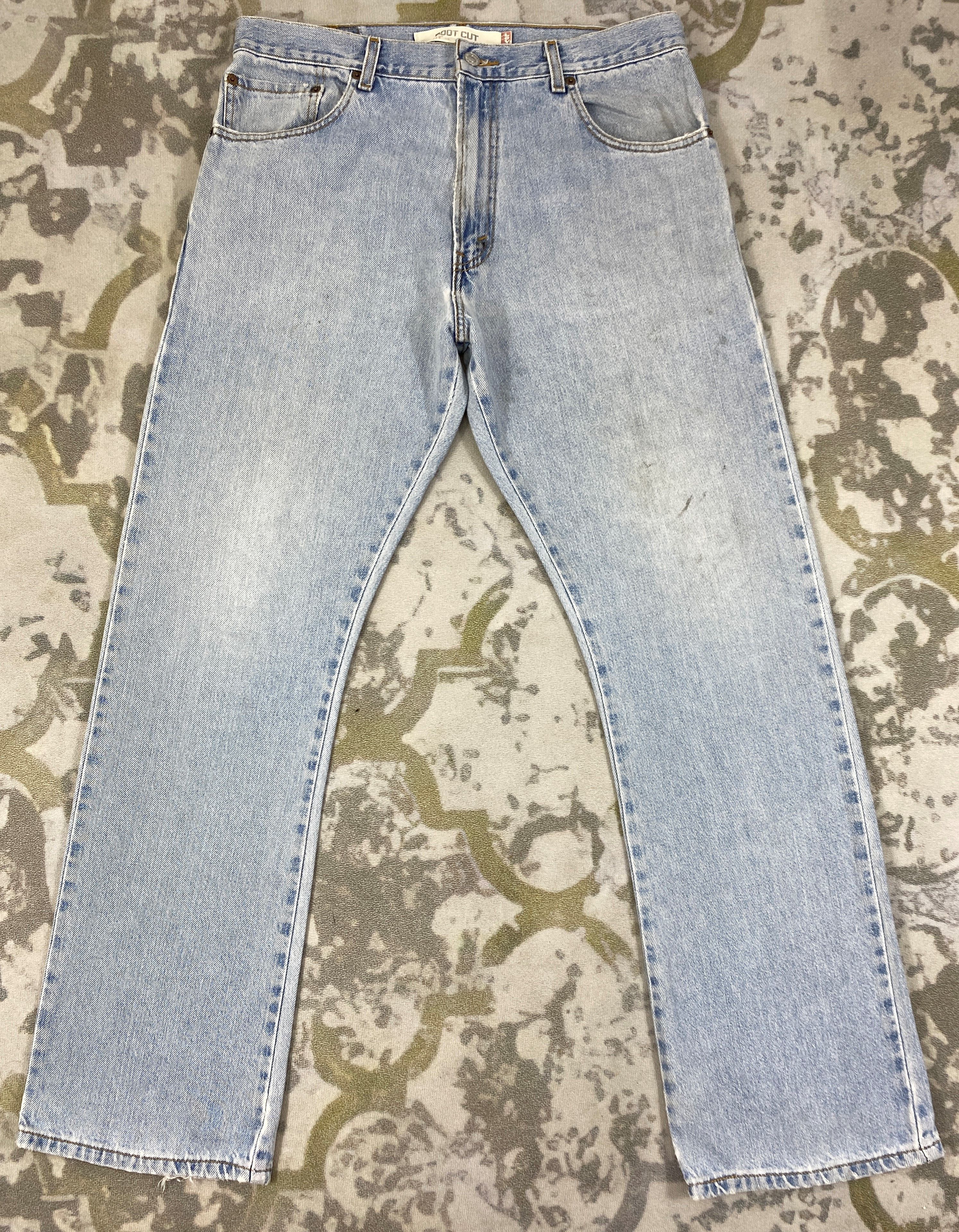 Levi's Vintage Levi's 517 Light Blue Wash Flare 34x33 Denim-JN1814 Size US 34 / EU 50 - 1 Thumbnail