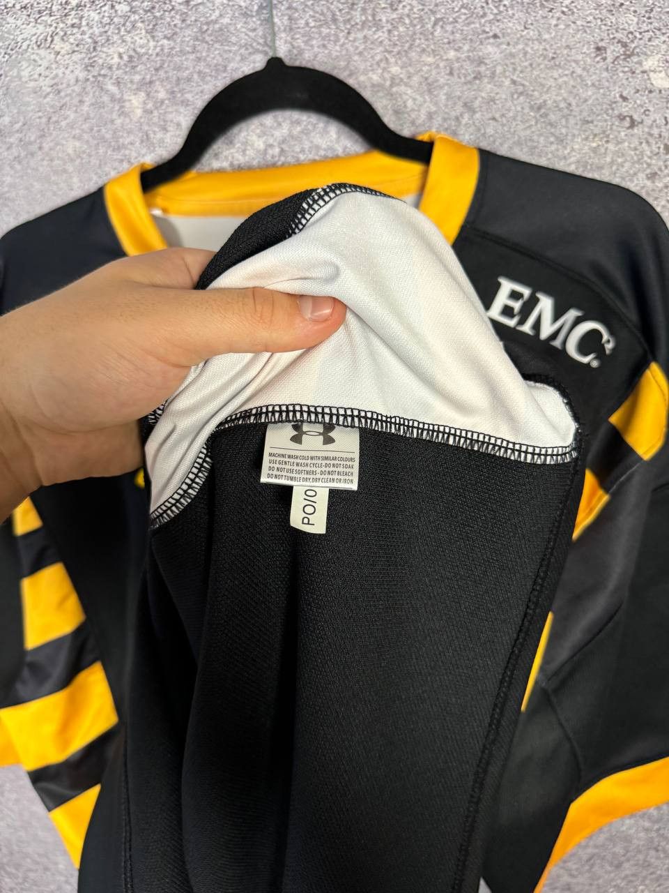 Under Armour Wasps Rugby Shirt XL Home 2015/16 Under Armour Jersey Size US XL / EU 56 / 4 - 12 Thumbnail