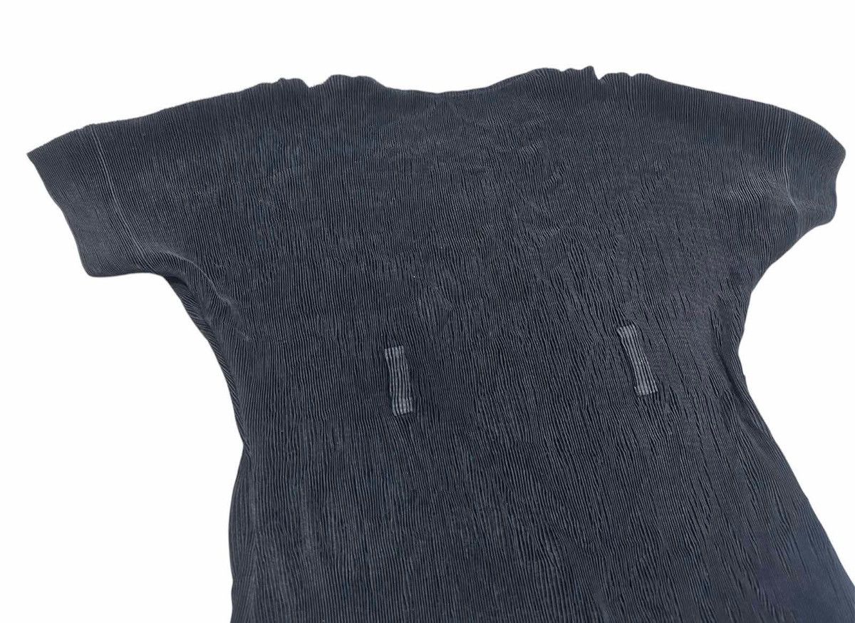 Issey Miyake 🔥Sick Japanese Pleats Please Style Black Pleated Dress Size L / US 10 / IT 46 - 9 Thumbnail