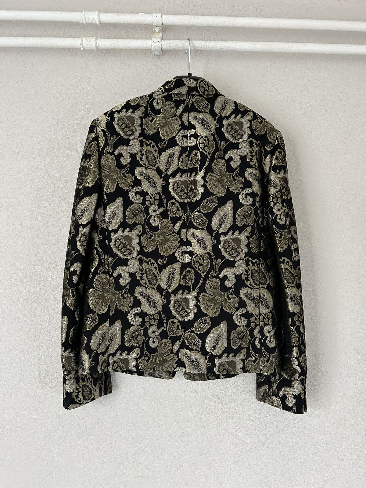 Saint Laurent Paris SS18 Floral Embroidered Blazer Jacket Size US S / EU 44-46 / 1 - 2 Thumbnail
