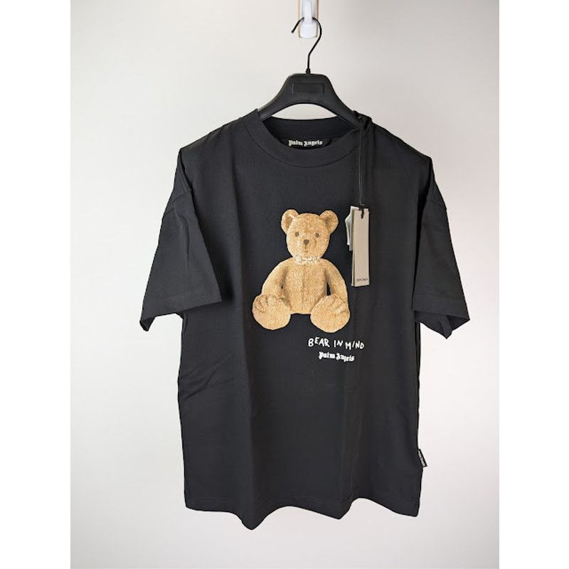 Palm Angels o1rshd1 Bear in Mind Regular T-Shirt in Black / Brown Size US XXL / EU 58 / 5 - 2 Thumbnail