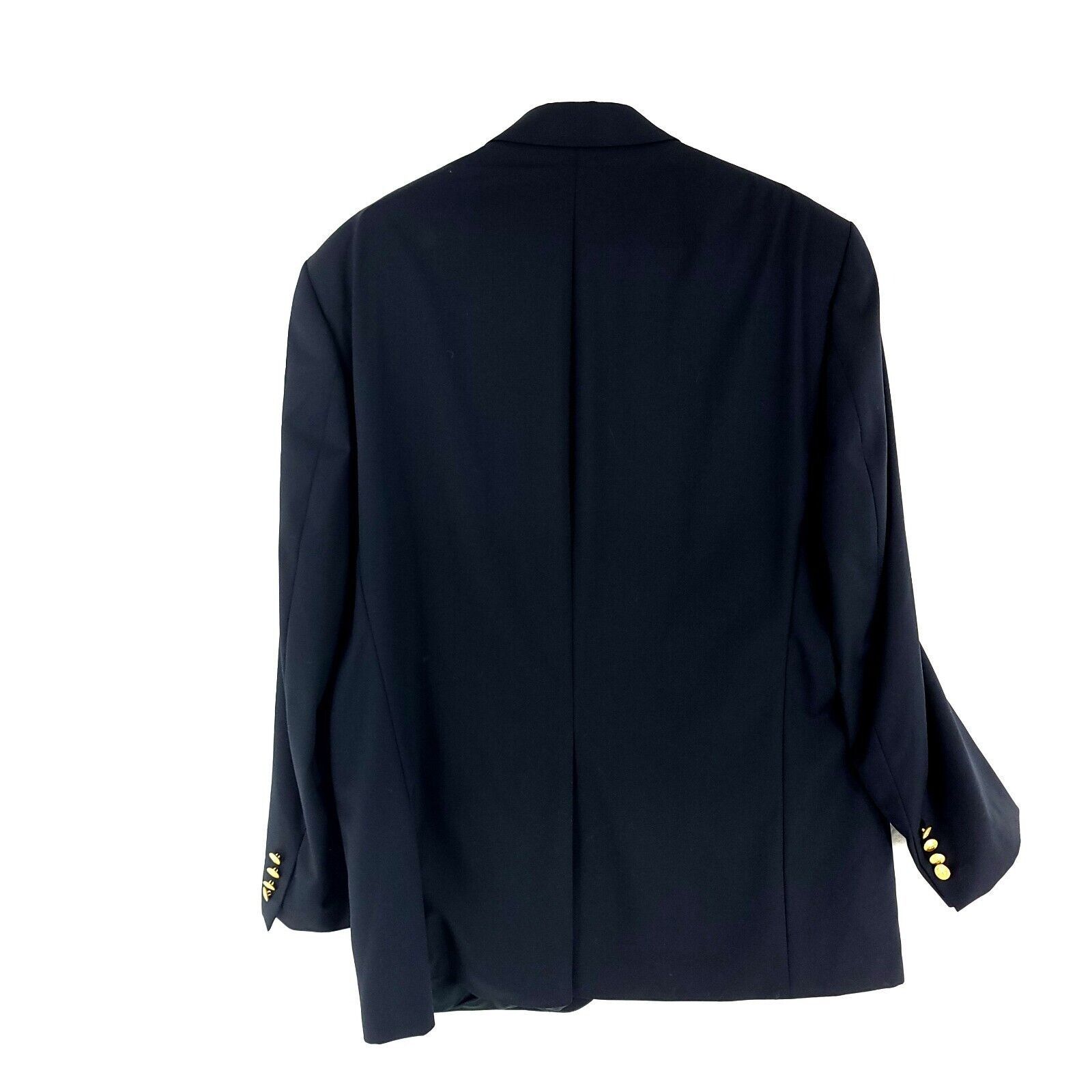 Chaps Chaps Wool 2 Gold Button Blazer 44L Blue Size 44L - 5 Thumbnail