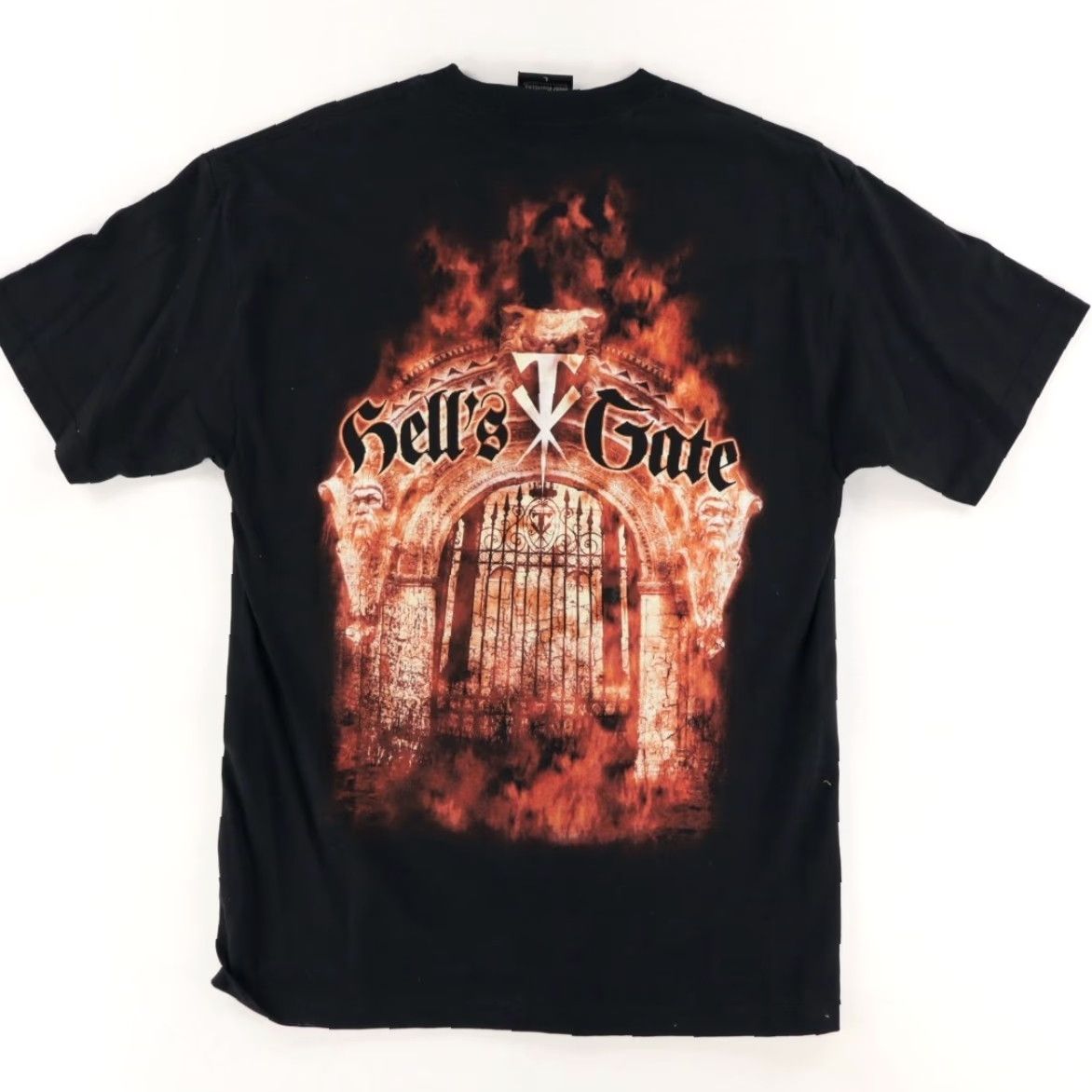 Vintage VTG WWE Undertaker Hell's Gate T-Shirt Black Mens L Shirt Size US L / EU 52-54 / 3 - 4 Thumbnail