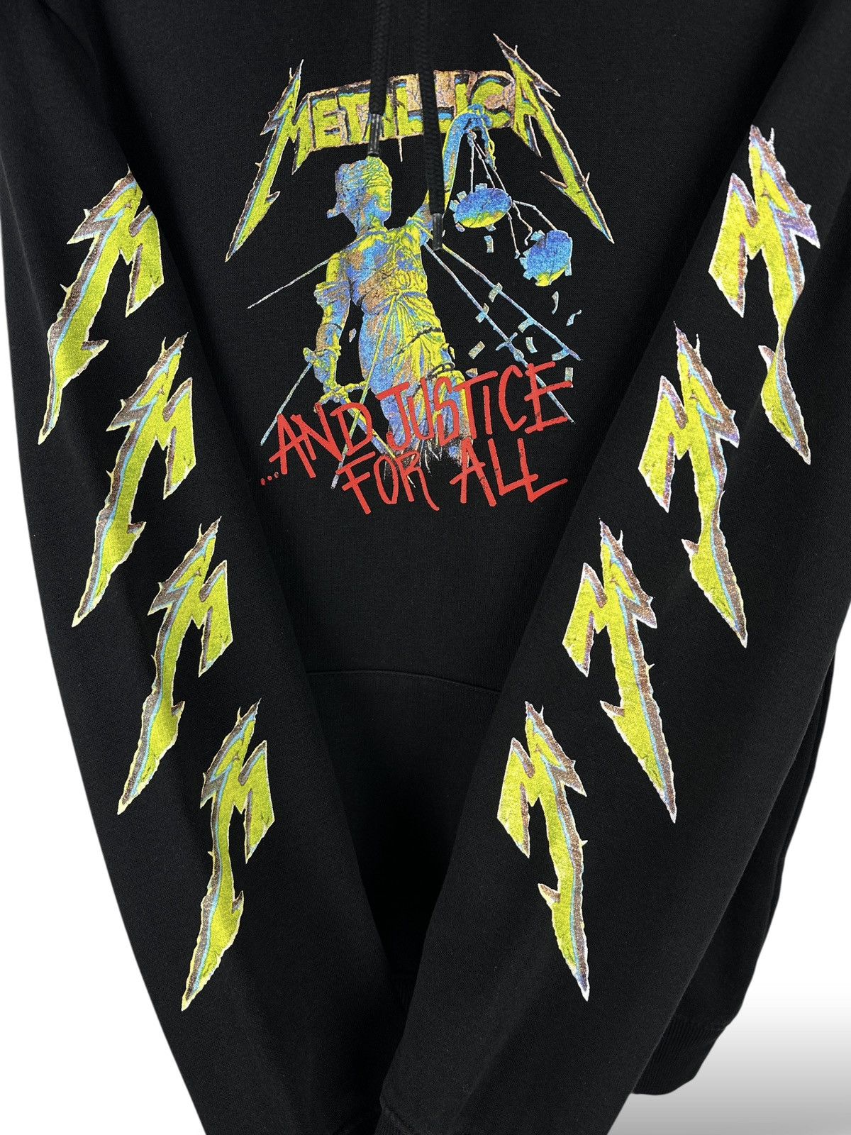 H&M × Metallica H&M x Metallica And Justice For All Graphic Print Hoodie Size US XS / EU 42 / 0 - 6 Thumbnail