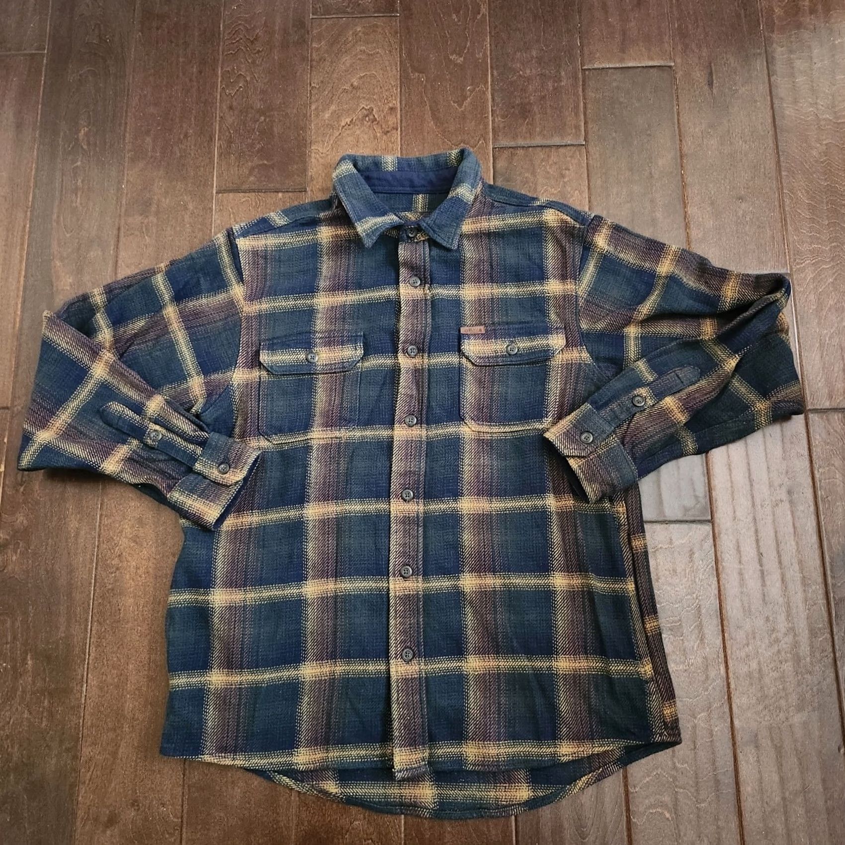 Orvis Orvis Mens Medium Plaid Fleece Lined Flannel Shirt Jacket Outdoor Shacket Size US M / EU 48-50 / 2 - 2 Thumbnail