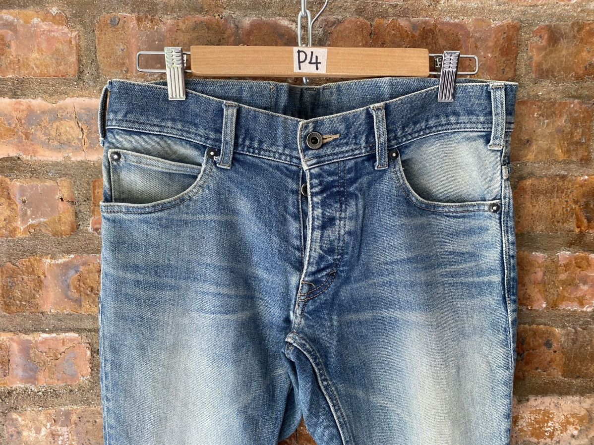 5351 POUR LES HOMMES 2000s 5351 pour less homme Flare Whisker Faded denim Size US 33 - 3 Thumbnail