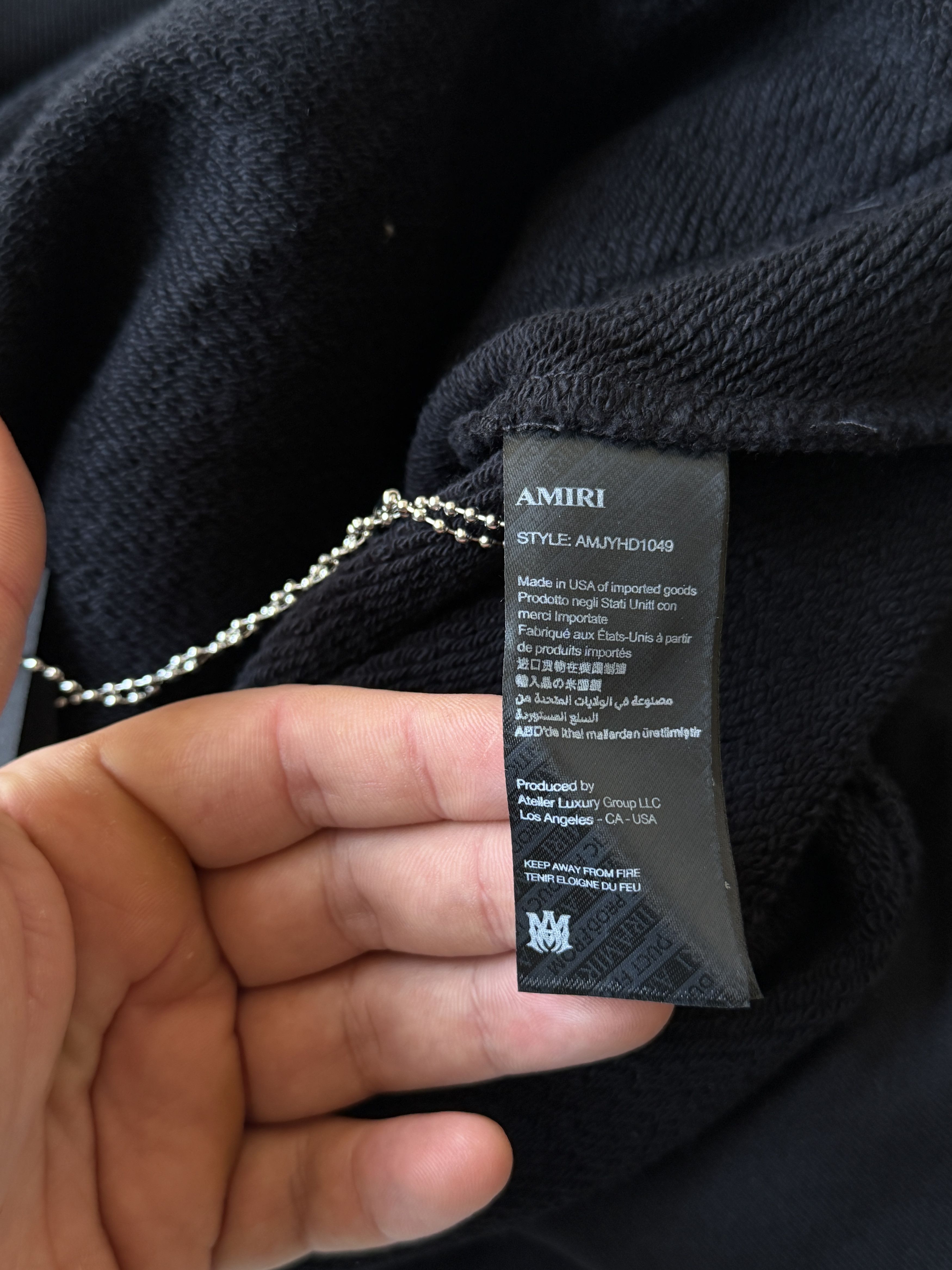 Amiri Amiri Core Logo Hoodie Size US S / EU 44-46 / 1 - 5 Thumbnail