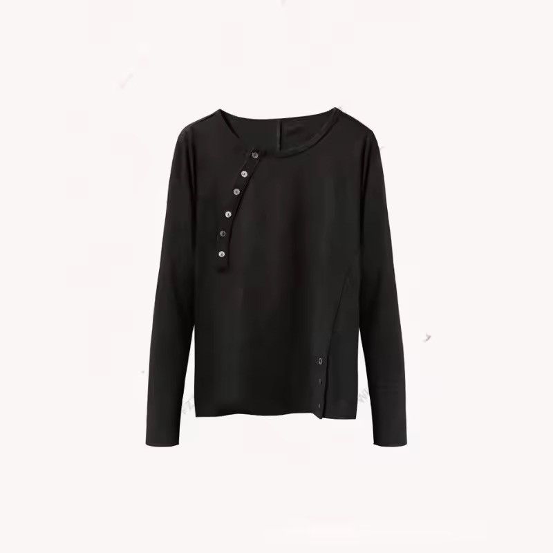 Japanese Brand Japanese black button long sleeve basic shirt Size US M / EU 48-50 / 2 - 2 Thumbnail