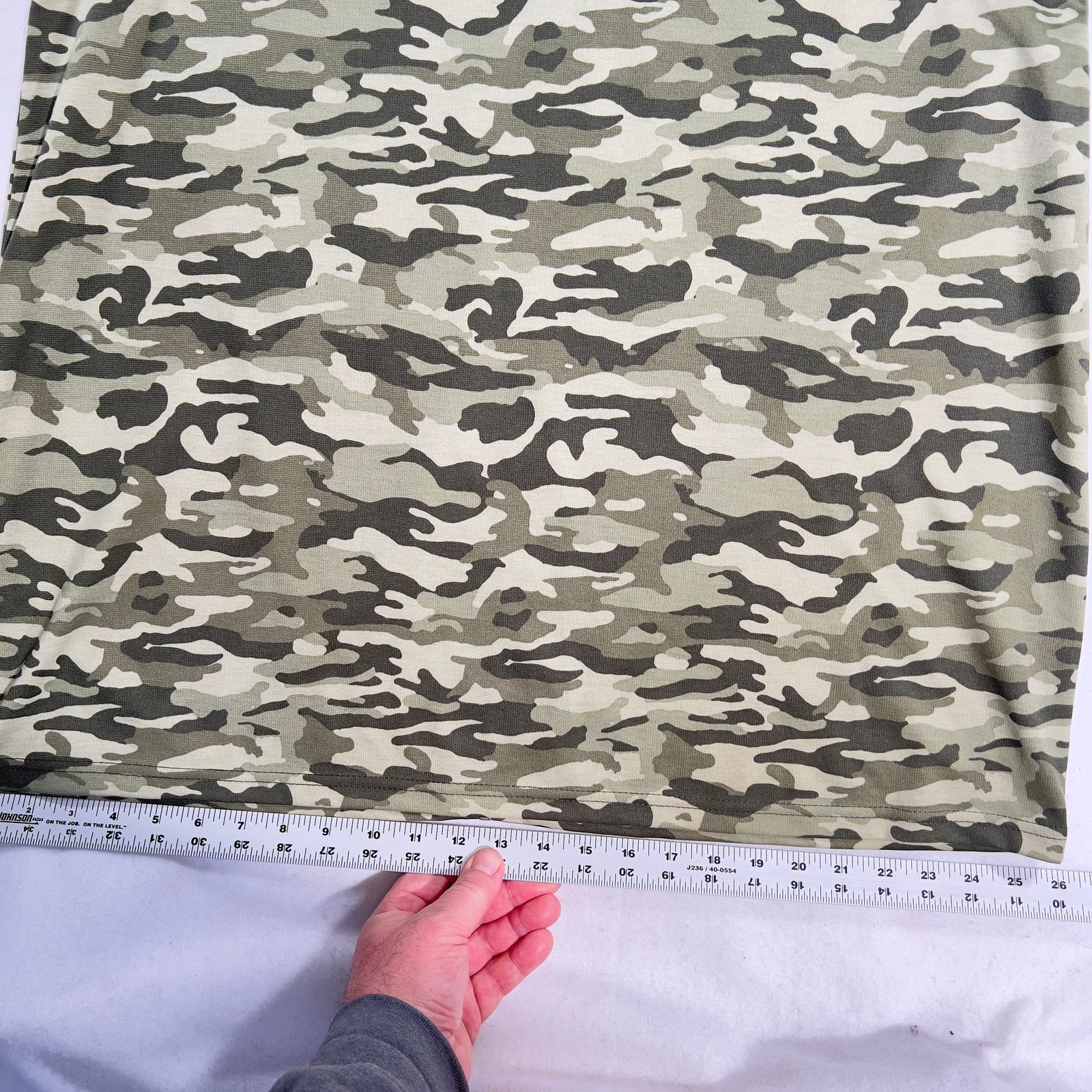 Other Jolie & Joy Camouflage Overalls Tunic Top Woman's 1X Green Size XL / US 12-14 / IT 48-50 - 7 Thumbnail