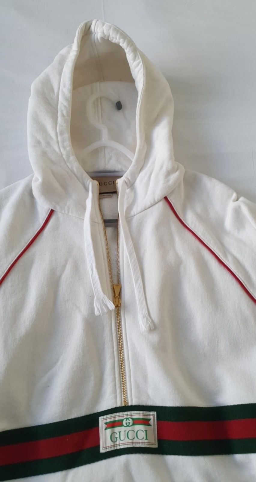 Gucci Gucci banner logo hoodie Size US M / EU 48-50 / 2 - 5 Thumbnail