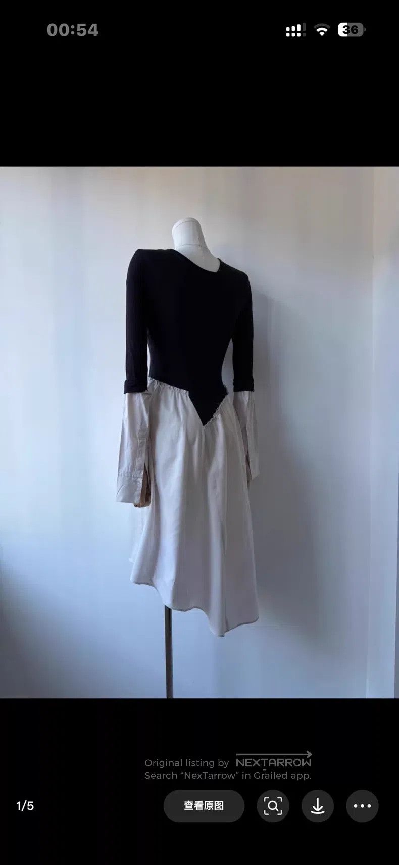 Yohji Yamamoto Yohji Yamamoto 10SS Show Patchwork Dress Size XS / US 0-2 / IT 36-38 - 4 Thumbnail