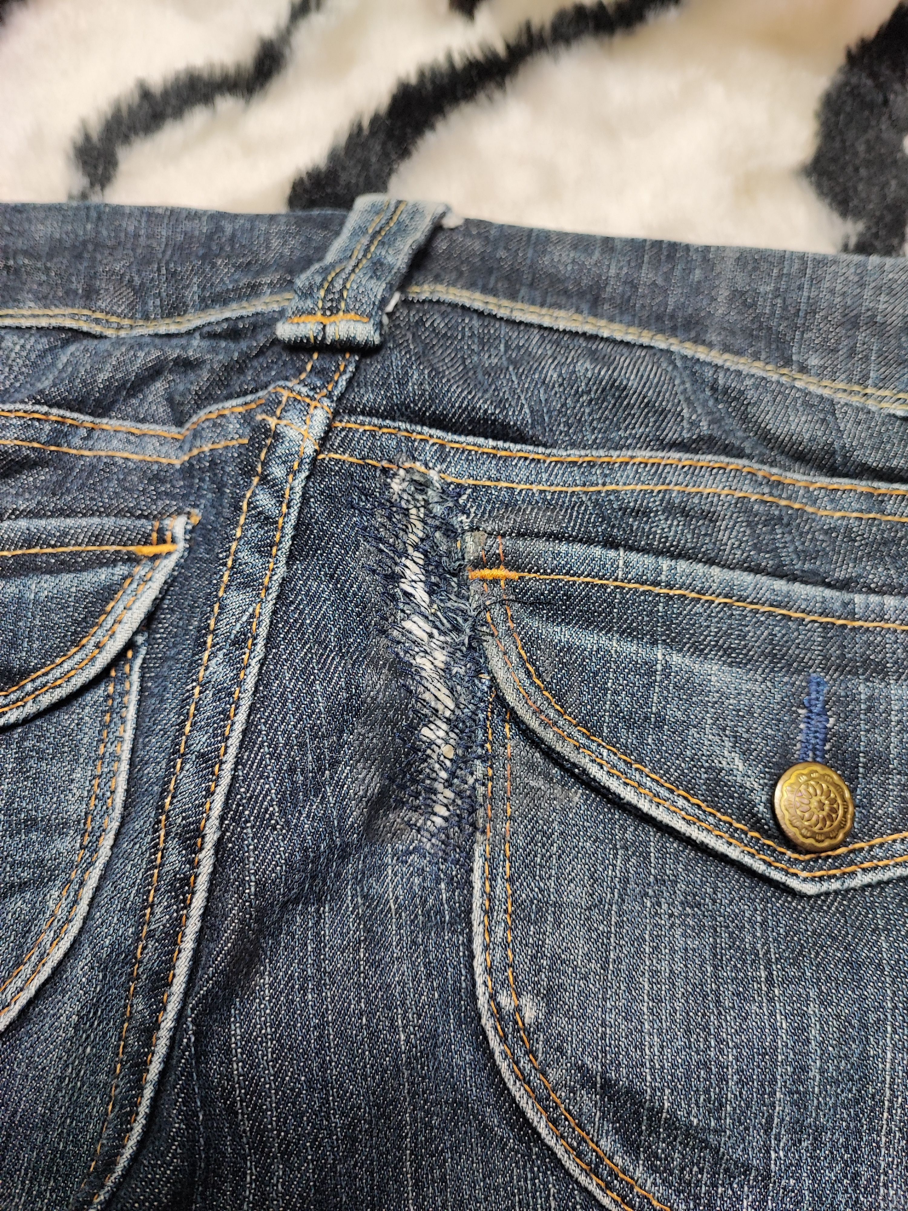 Edwin × Kapital × Uniqlo Bootcut Uniqlo Vintage Japan Distressed Jeans W 30 Size 30" / US 8 / IT 44 - 15 Thumbnail