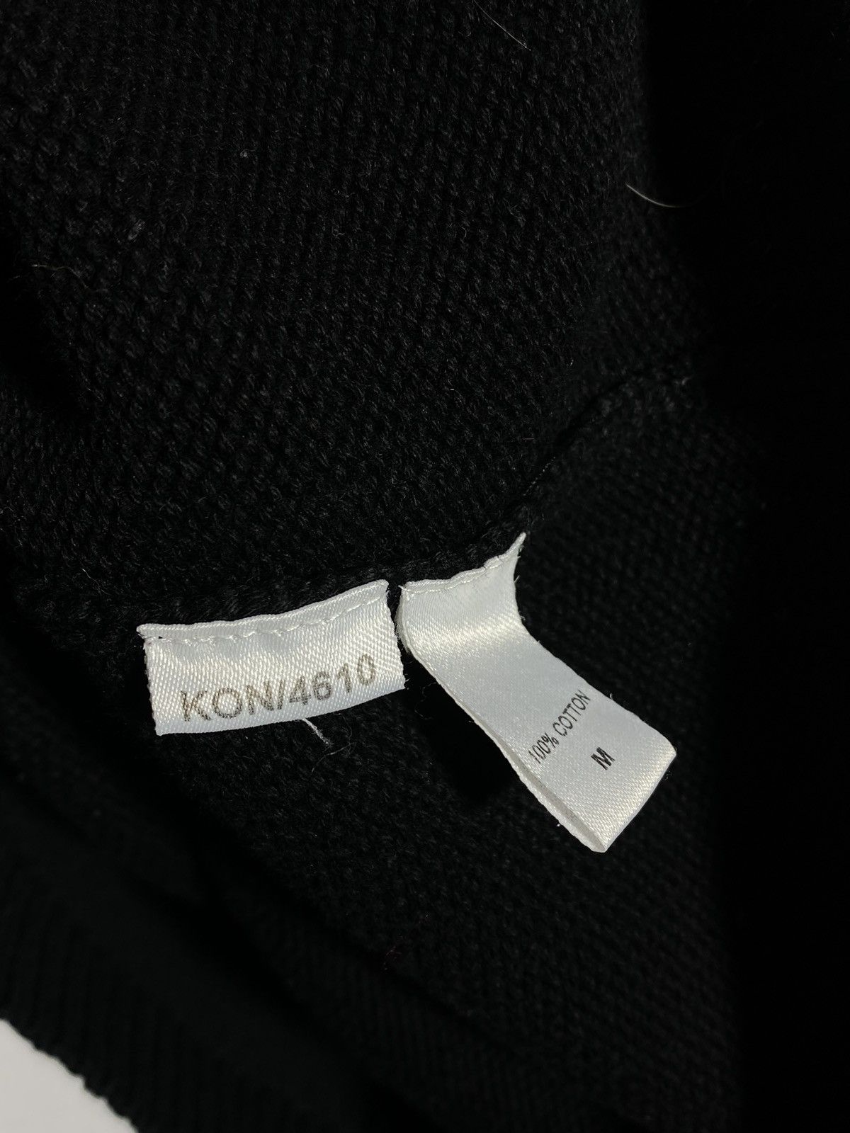 Saint Laurent Paris Saint Laurent Jeans YSL Men’s Cotton Black Sweater Size US M / EU 48-50 / 2 - 14 Thumbnail