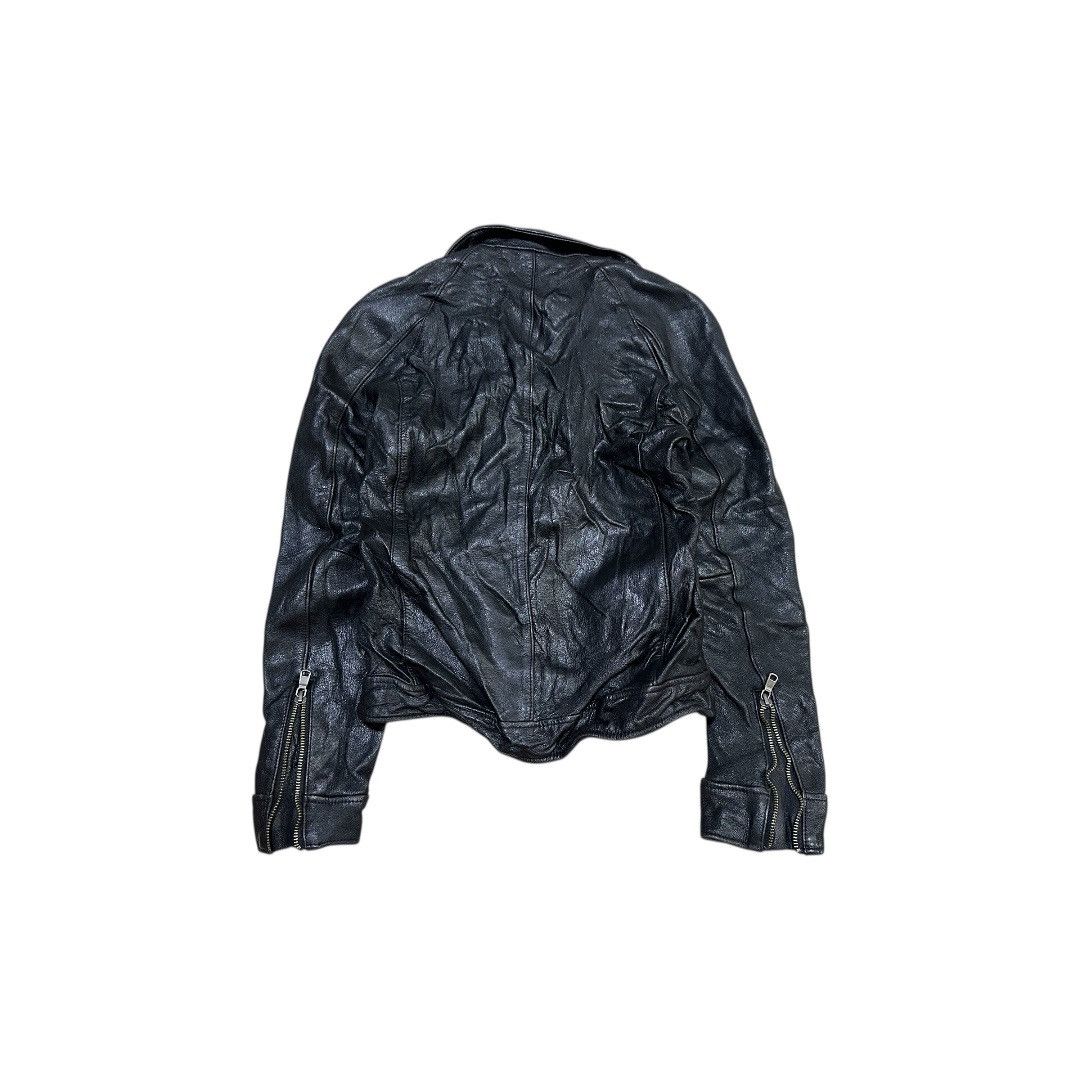 Tete Homme 🔥Y2K Archived Tete Homme Goat Leather Biker Jacket Goth Punk Size US XS / EU 42 / 0 - 6 Thumbnail