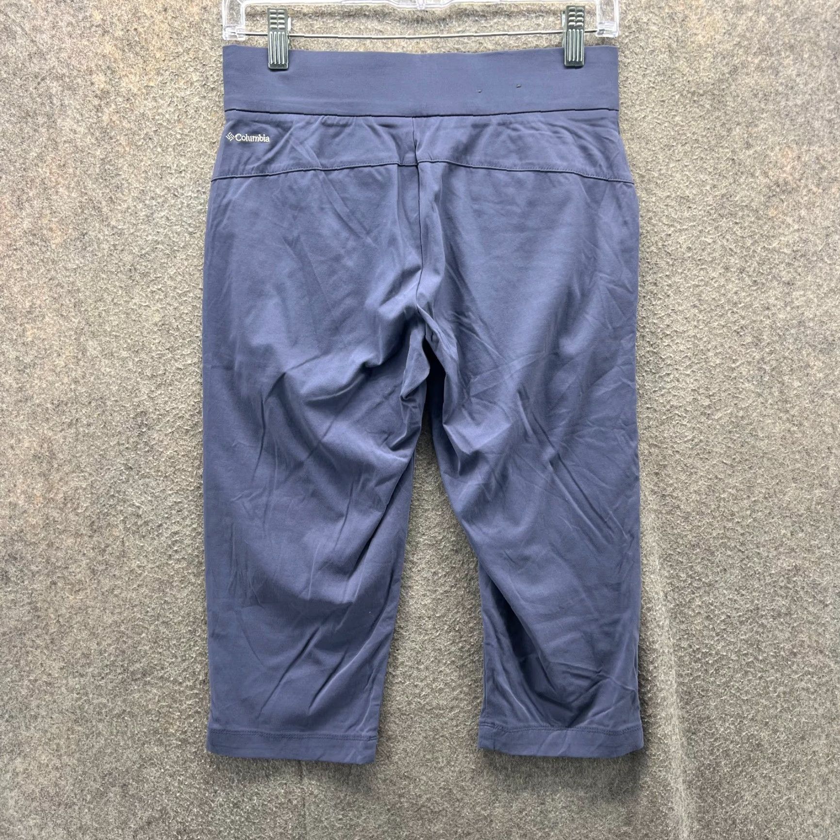 Vintage Columbia Capri Pants Women Small Blue Omni-Shield Stretch Casual Straight Inseam 17 Size 28" / US 6 / IT 42 - 2 Thumbnail