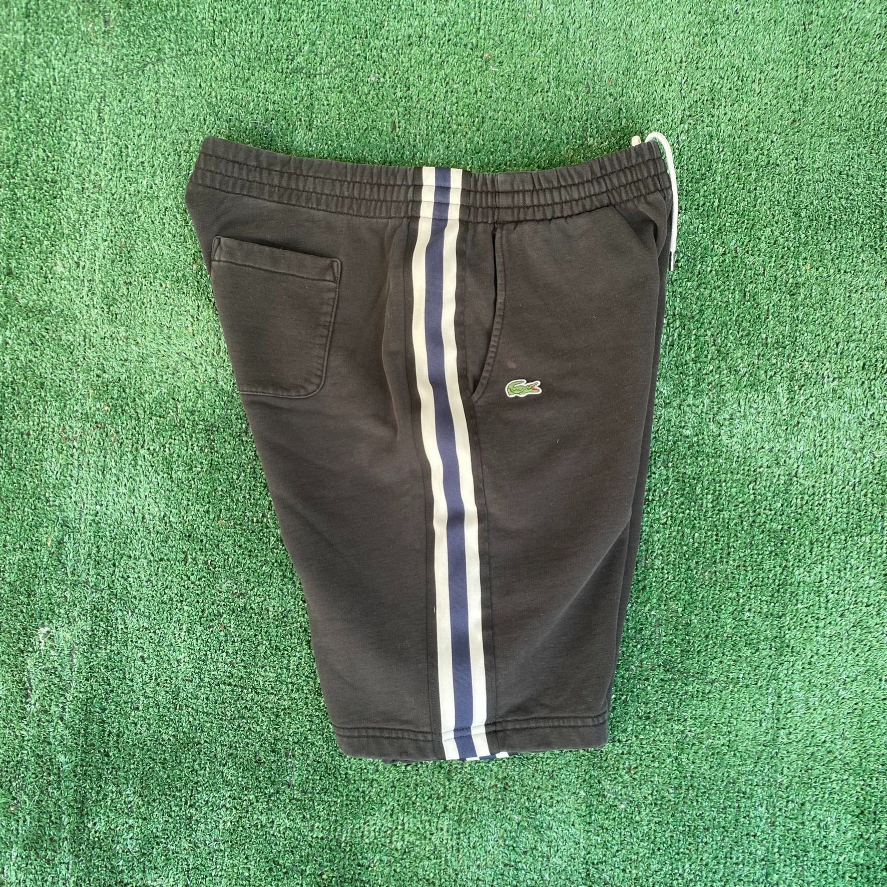Lacoste Vintage Y2K Lacoste Sport Sweat Shorts Fleece Gym Logo Black Size US 30 / EU 46 - 4 Thumbnail