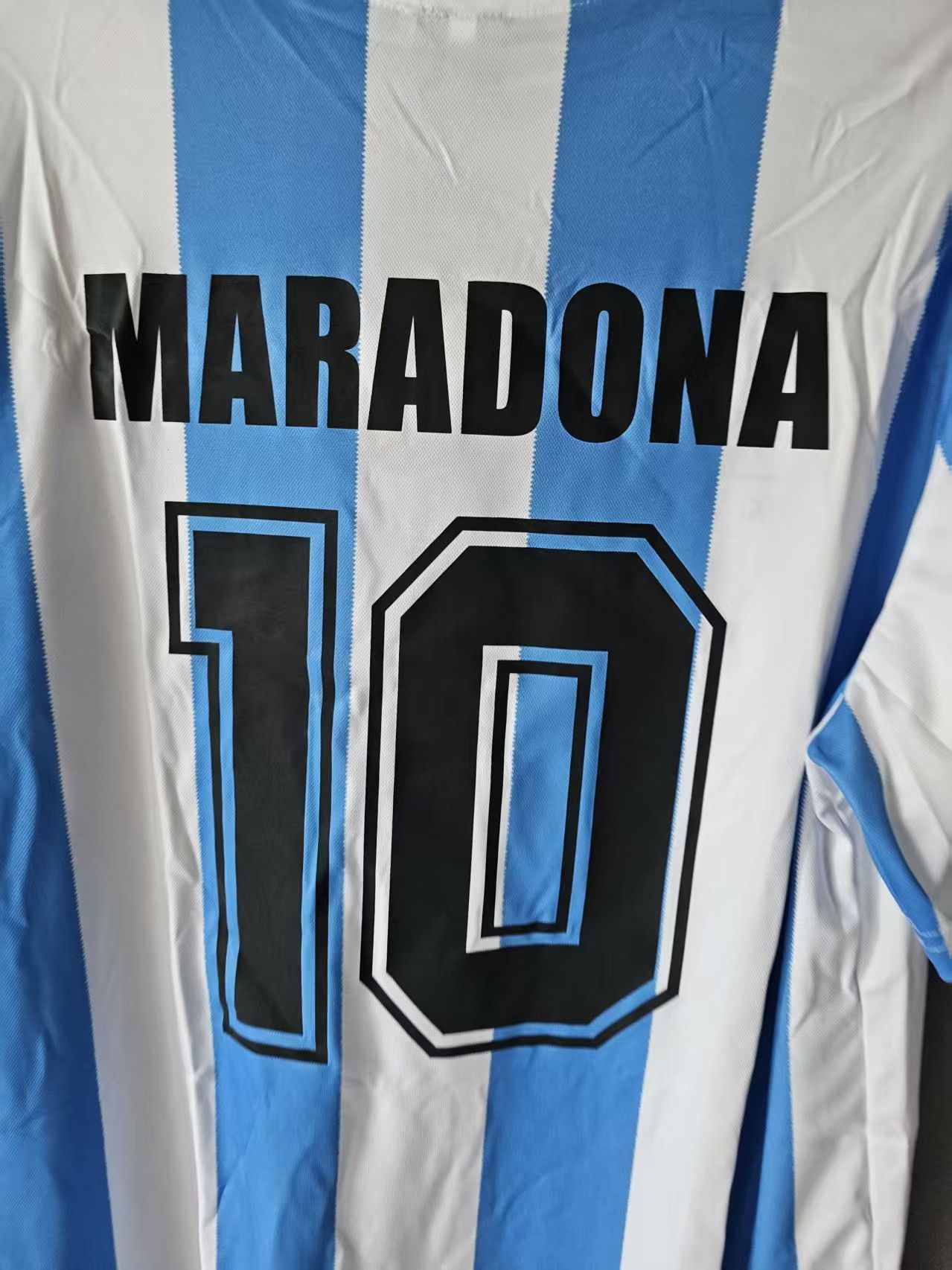 Other 1986 Argentina #10 Maradona Jersey Home Size US XL / EU 56 / 4 - 4 Thumbnail