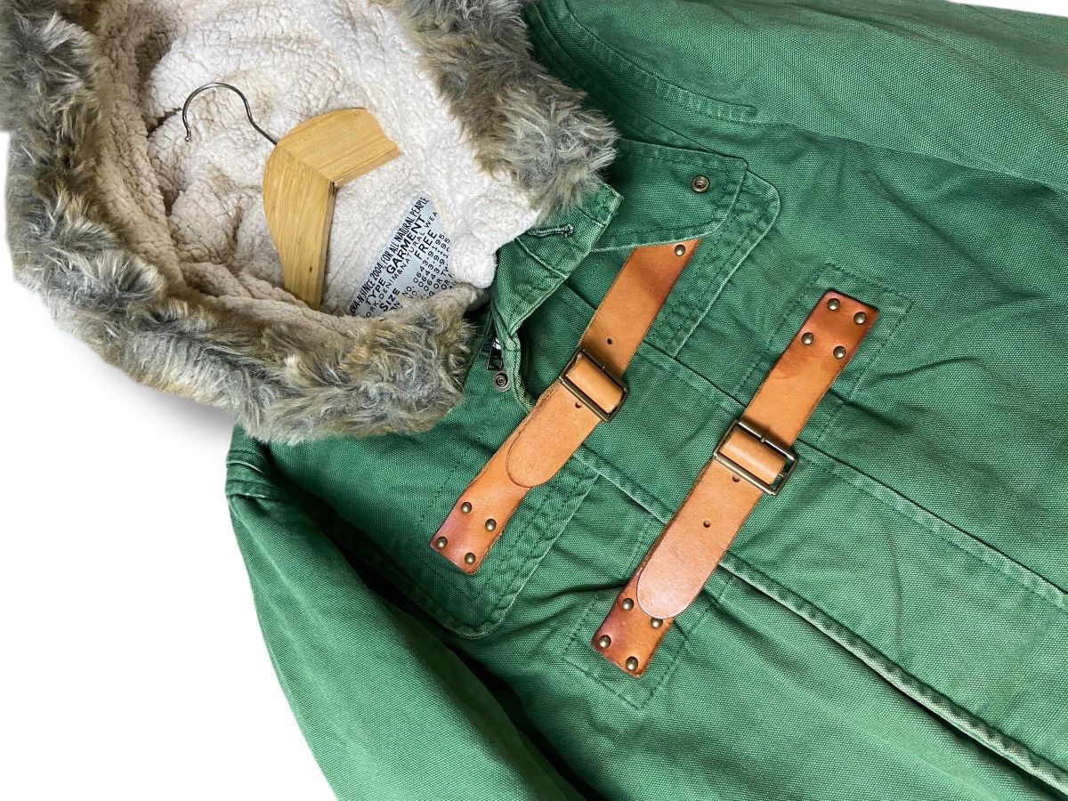 Japanese Brand × Vintage Rna Punk Gothic Fur Hooded Jacket (117) Size US M / EU 48-50 / 2 - 5 Thumbnail