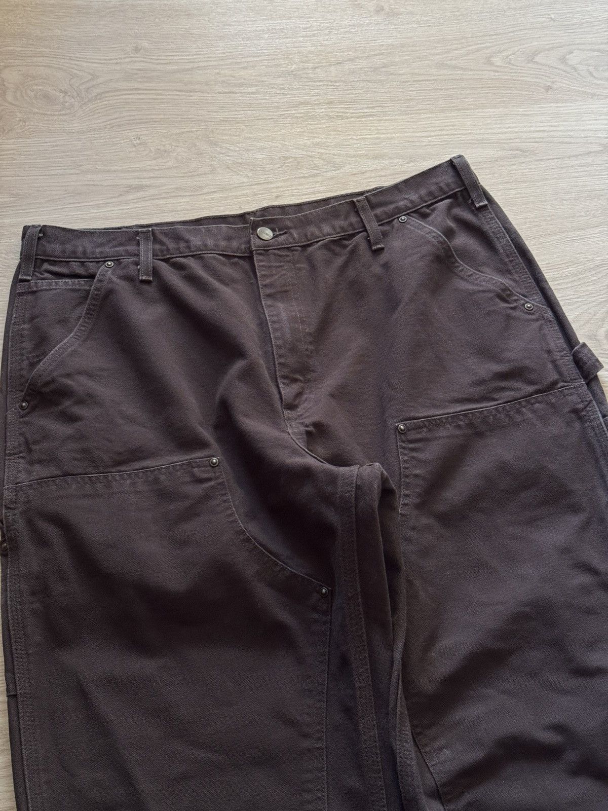 Carhartt Vintage Carhartt Double Knee Brown USA Loose Fit Work Pants Size US 38 / EU 54 - 3 Thumbnail
