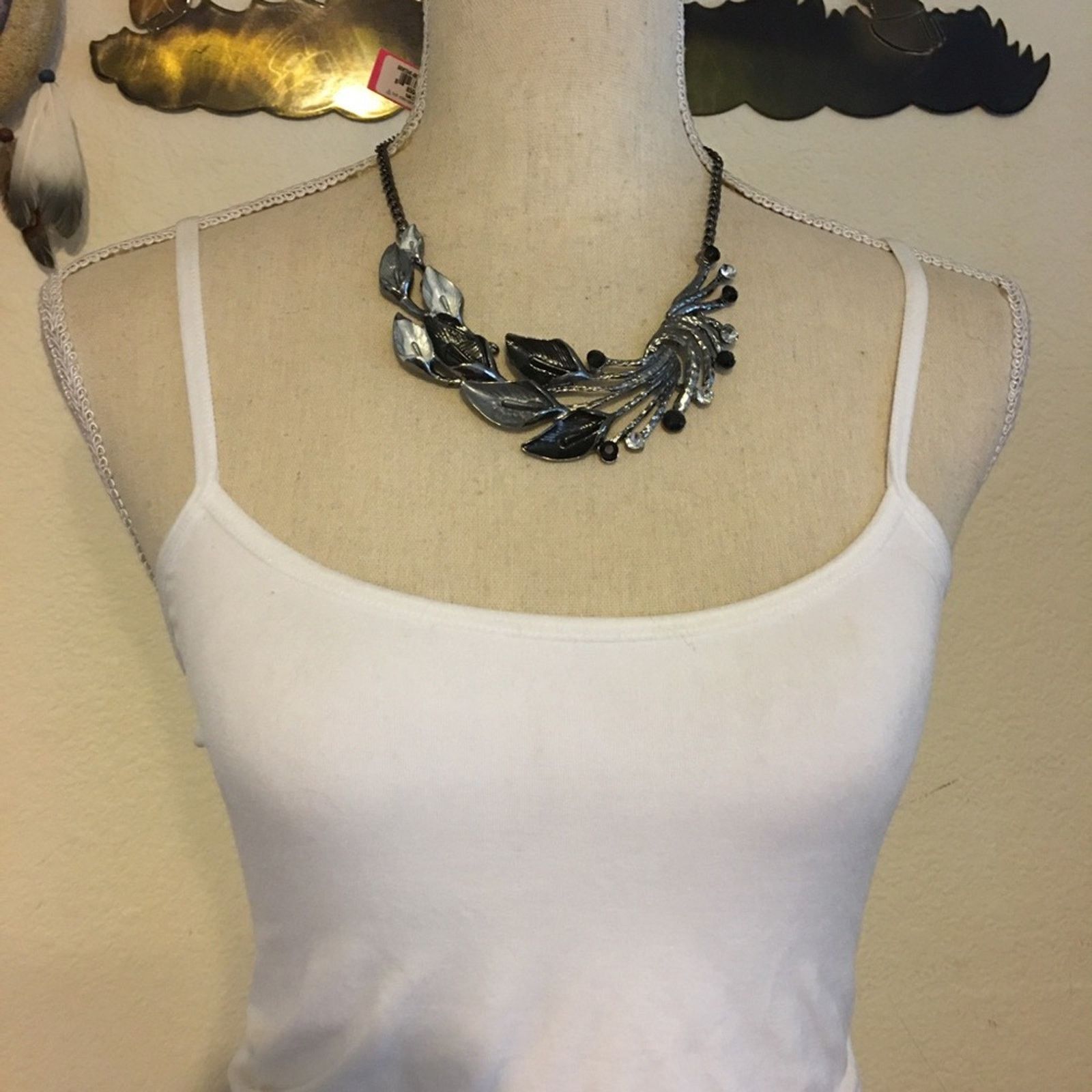 Betsey Johnson Betsey Johnson silver & black chrome necklace Size ONE SIZE - 3 Thumbnail