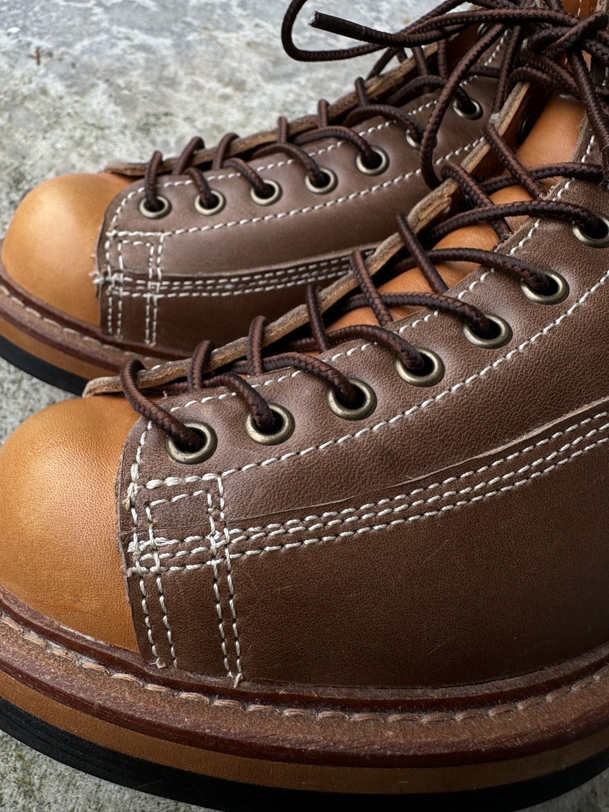 Vintage Monkey hiking welt construction leather redwing boot Size US 6.5 / EU 39-40 - 14 Thumbnail