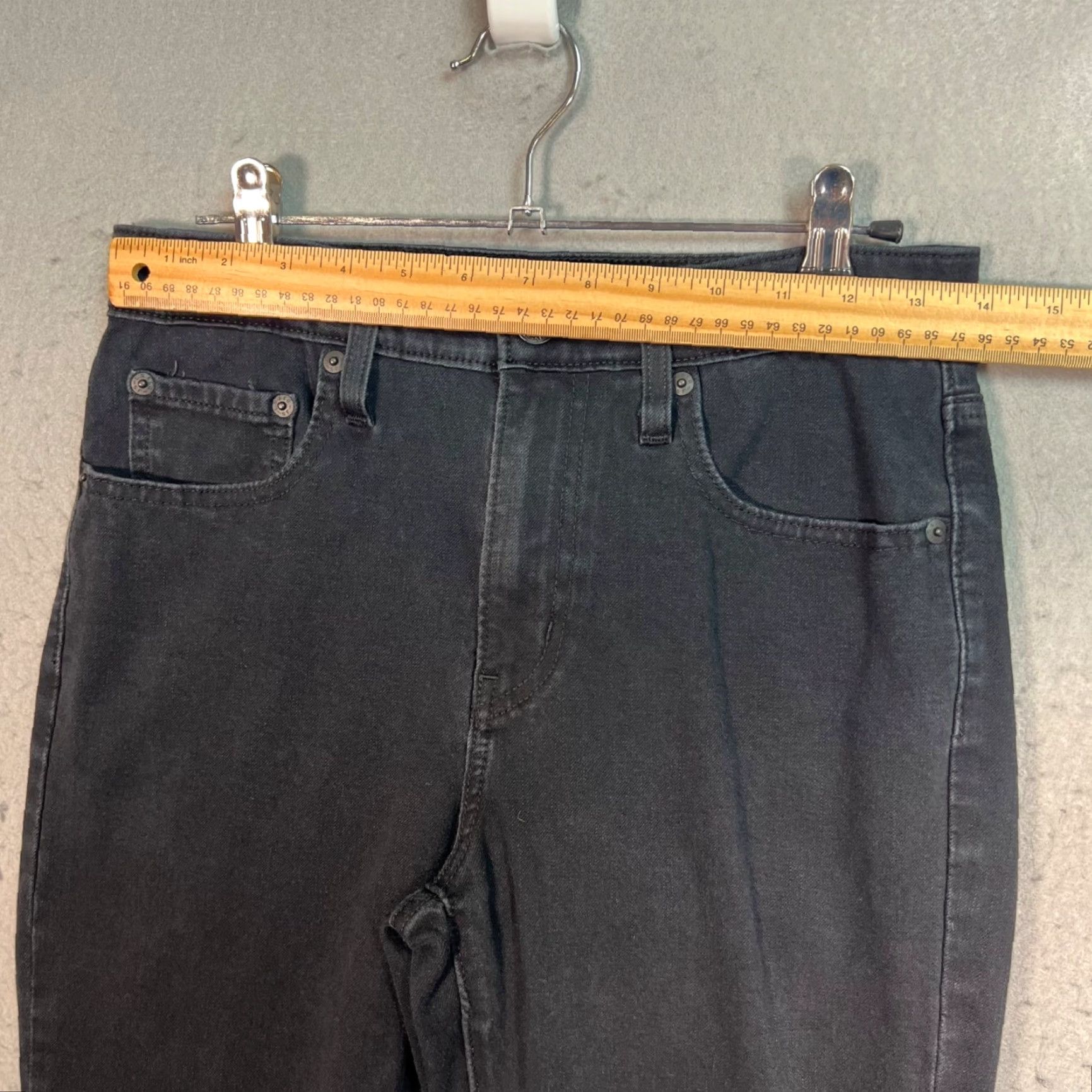 Levi's Levi's 721 High Rise Skinny Black Denim Jeans Womens Size 28 Stretchy Slim Fit Denim Jeans - Levi's 721 - Black - Size 28 - Slim Fit Womens Size 28" / US 6 / IT 42 - 6 Thumbnail