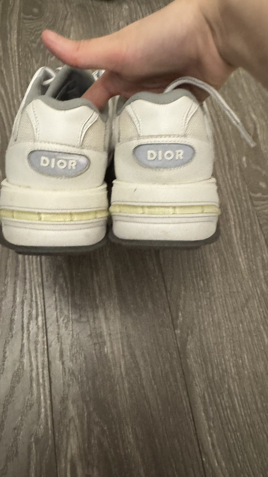 Dior Dior B22 Sneakers – White/Grey Size 42– Excellent Condition Size US 9 / EU 42 - 5 Thumbnail