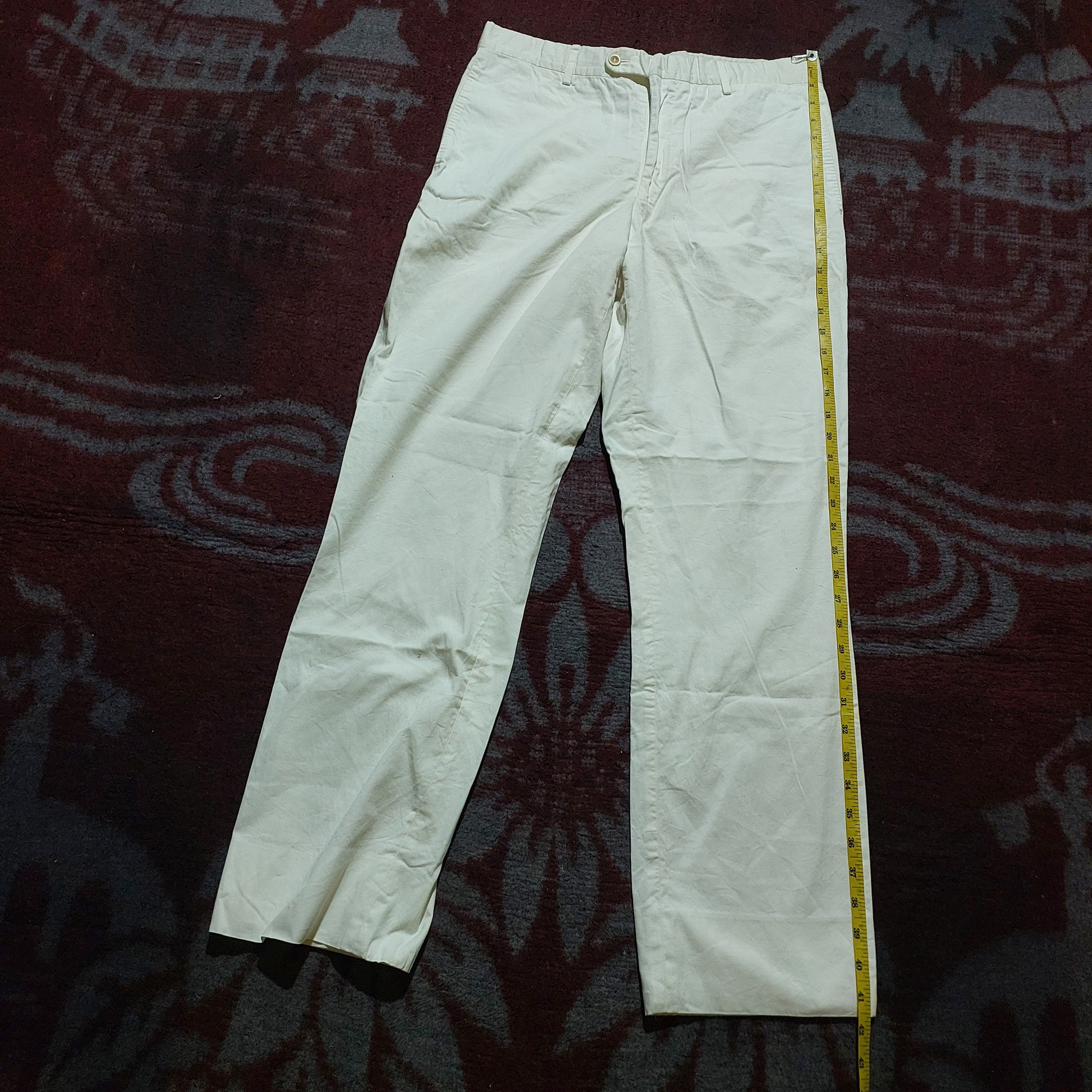 Hermes Hermes Paris ivory white casual trousher pants Size US 32 / EU 48 - 14 Thumbnail