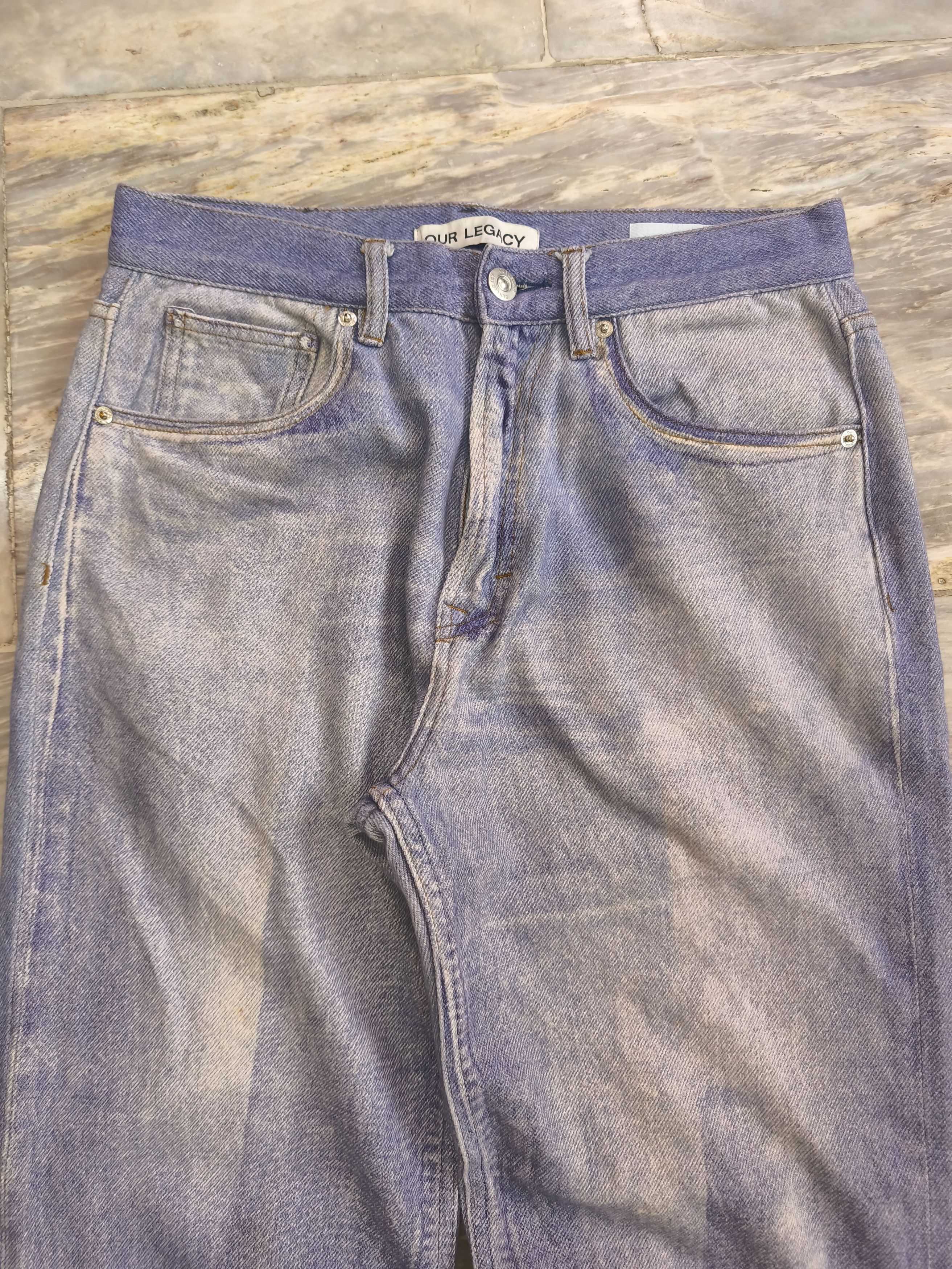 Our Legacy OUR LEGACY THIRD CUT WIDE DENIM PANTS Size US 30 / EU 46 - 2 Thumbnail
