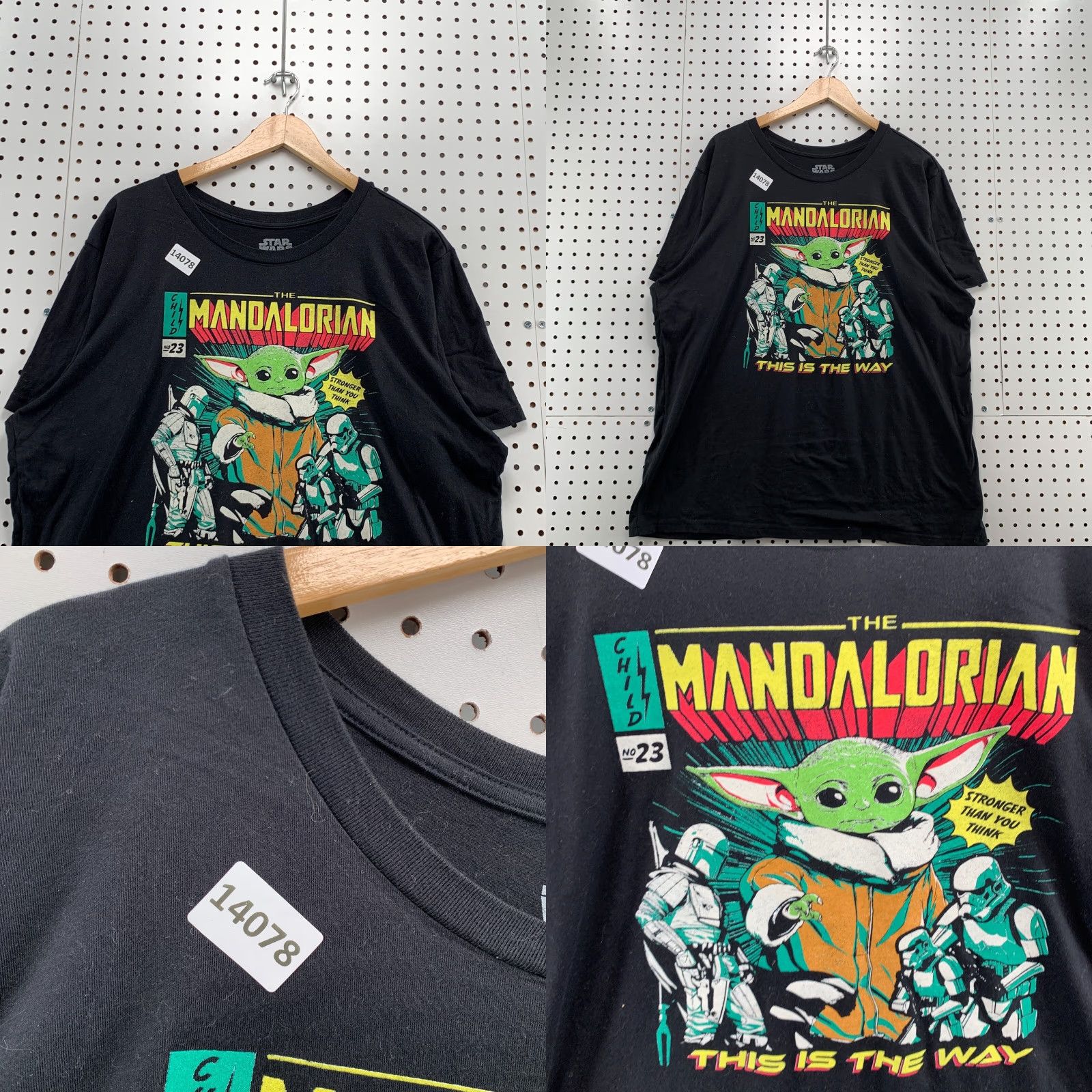 Star Wars Star Wars The Mandalorian "This Is The Way" Men Black Short Sleeve 3XL XXXL Size US 39 - 8 Thumbnail
