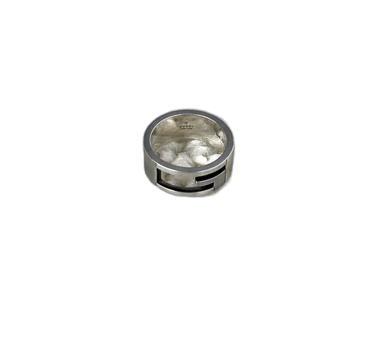 Gucci Gucci Square G Hollow Ring Silver-yf Size ONE SIZE - 1 Thumbnail