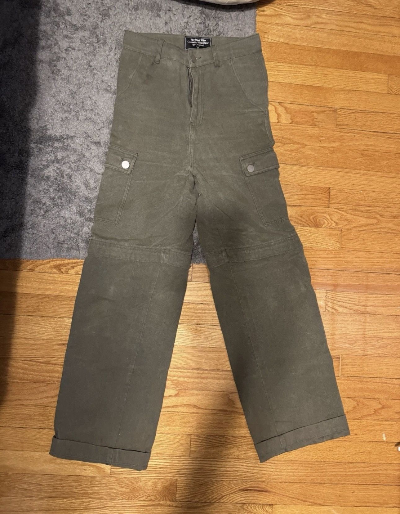 Other Man Who Captured Sunshine Waxed Cargo Pant Zip Offs Size US 28 / EU 44 - 2 Thumbnail