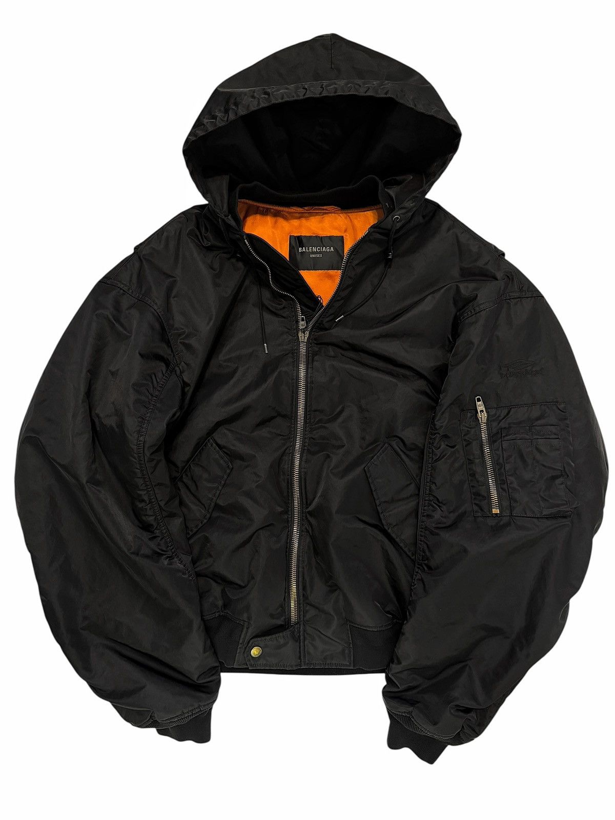 Balenciaga 3B Sports Icon Hooded LightBomber Size US L / EU 52-54 / 3 - 1 Thumbnail
