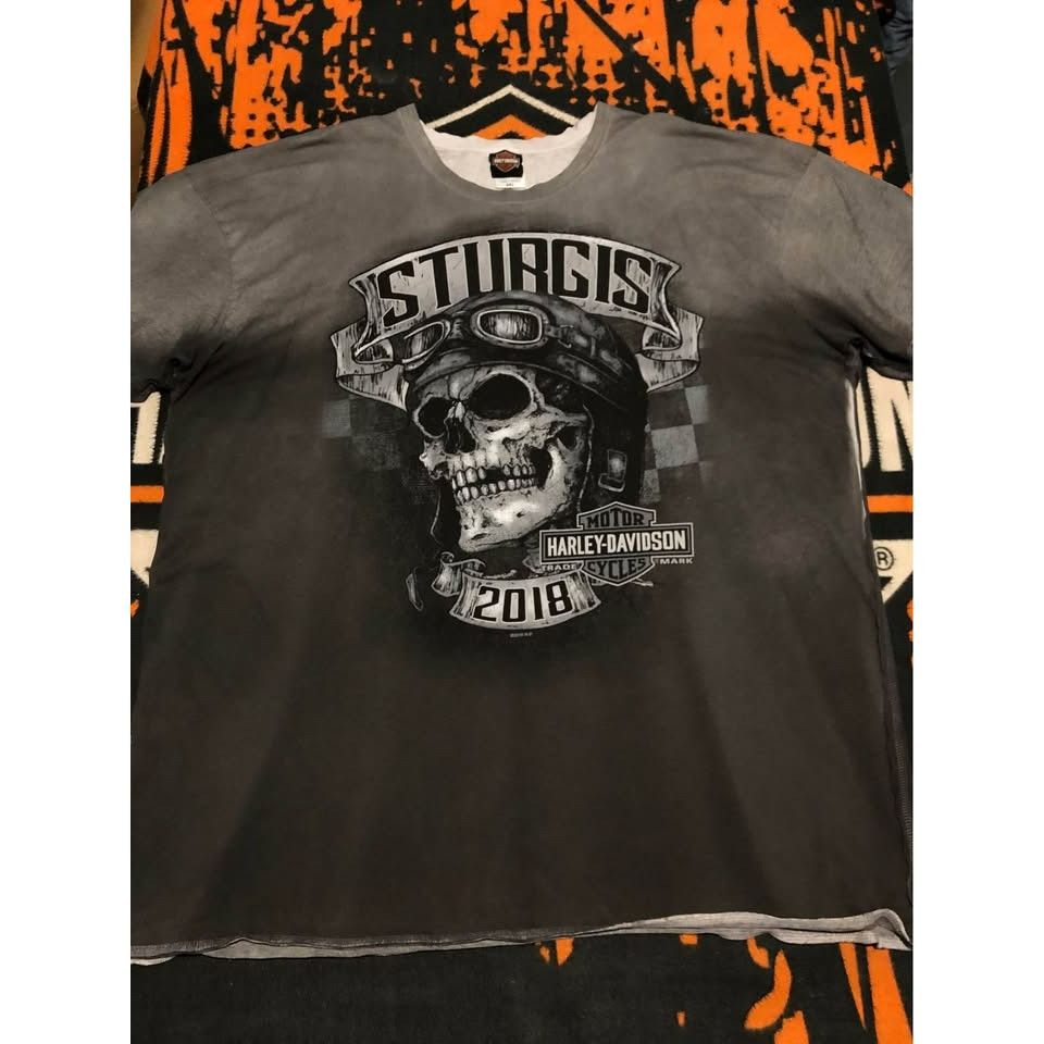 Harley Davidson Harley-Davidson Sturgis 2018 3XL T-Shirt Skull Graphic Size US XXL / EU 58 / 5 - 1 Thumbnail