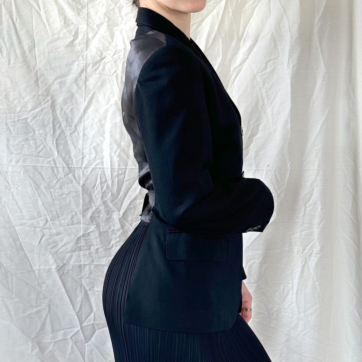 Jean Paul Gaultier Jean Paul Gaultier Femme Black Cutout Blazer Size M / US 6-8 / IT 42-44 - 5 Thumbnail