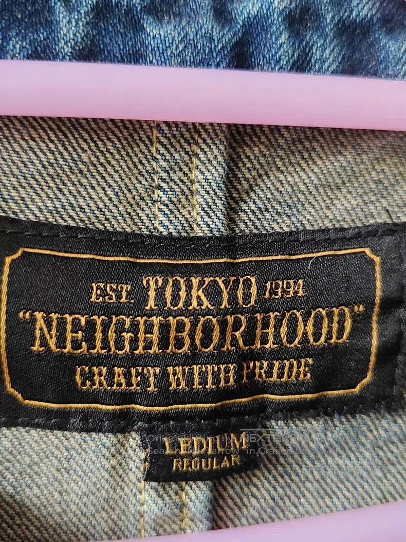 Neighborhood Neighborhood Washed Splattered Tang Suit Denim Jacket Size US M / EU 48-50 / 2 - 4 Thumbnail