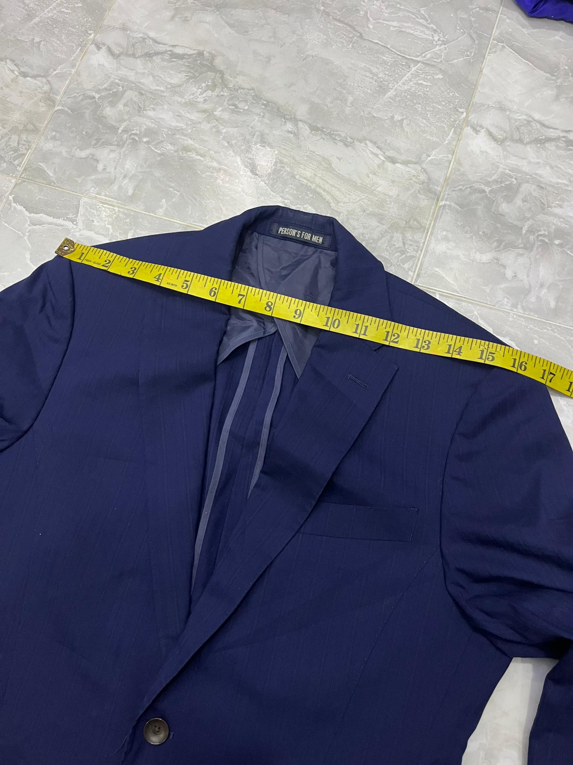 PERSON'S Person’s For Men Japan Tech Blazer Mesh Lined Size 36R - 16 Thumbnail