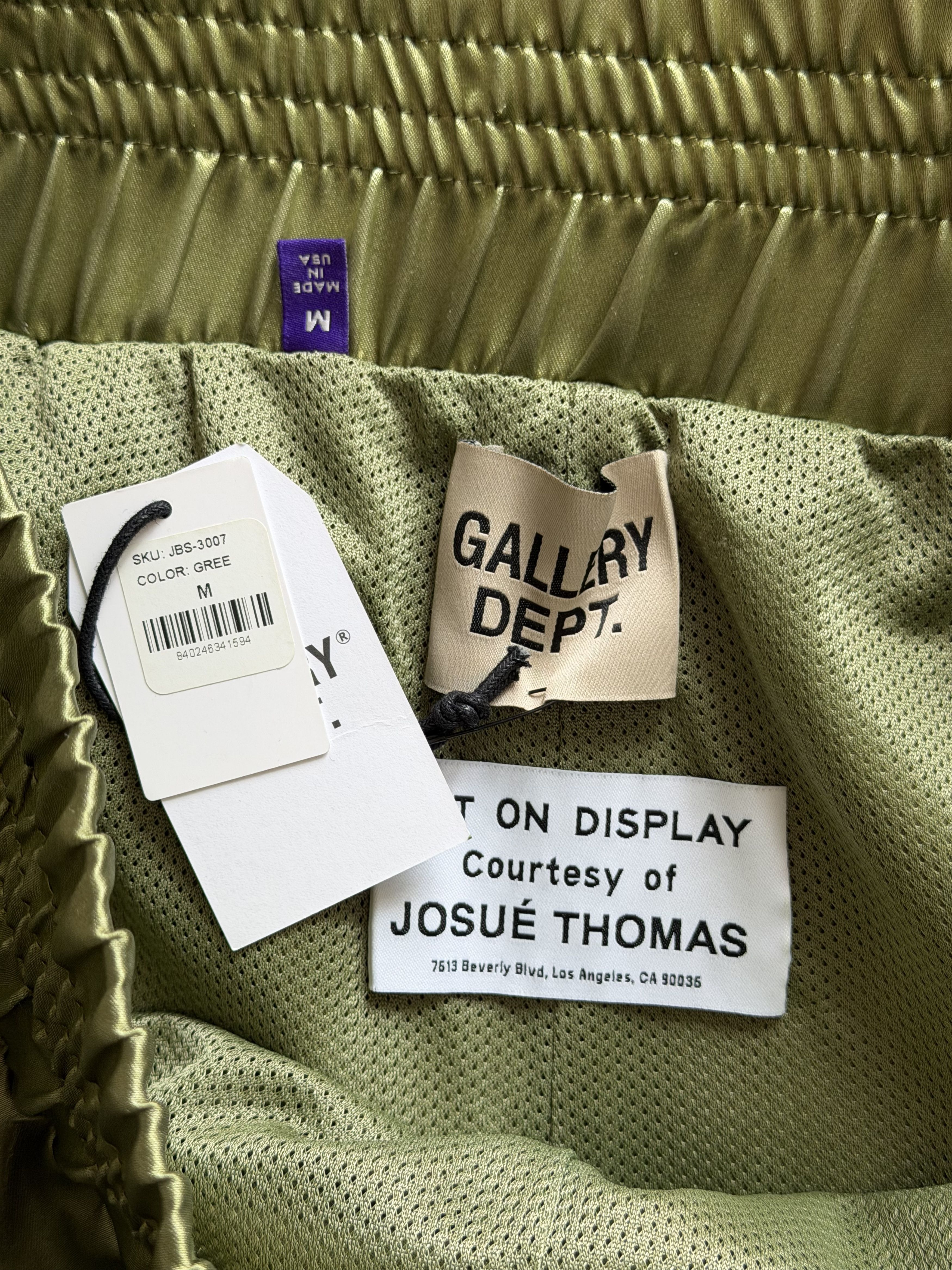 Gallery Dept. Gallery Dept Jacky Boxing Shorts in Green Size US 32 / EU 48 - 6 Thumbnail