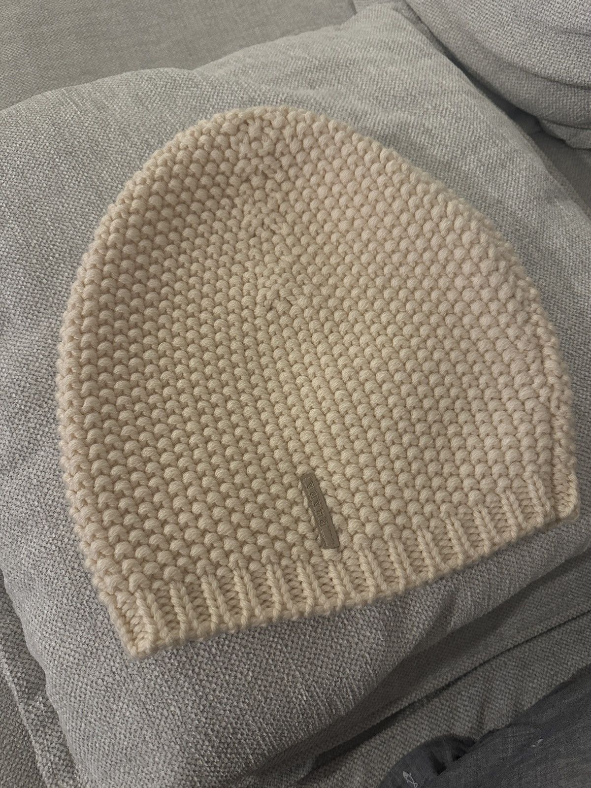 Prada Prada white wool logo hat Size ONE SIZE - 3 Thumbnail