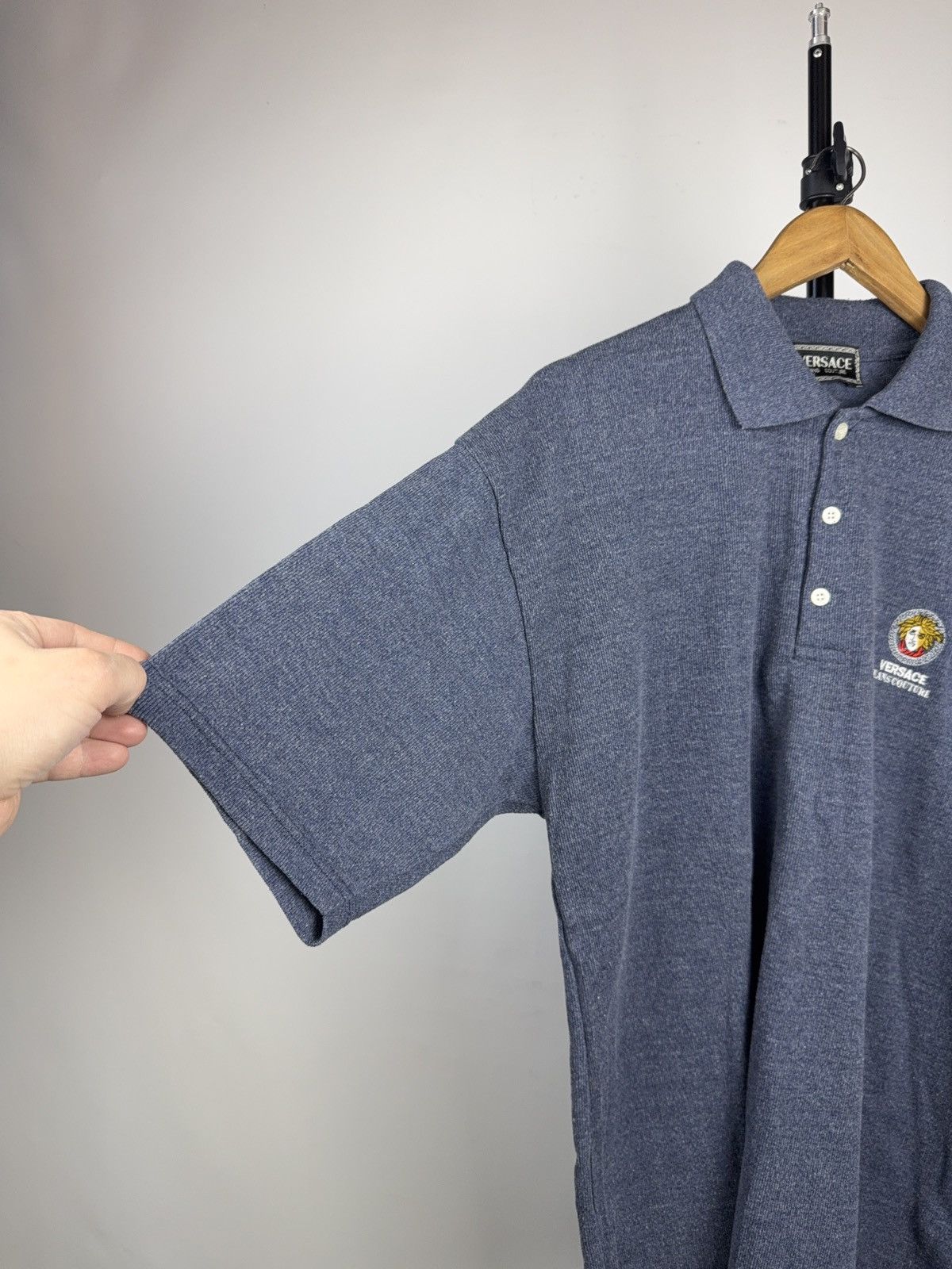 Versace Jeans Couture Retro Versace Jeans Couture Medusa Logo Polo Shirt Blue XL Size US L / EU 52-54 / 3 - 7 Thumbnail