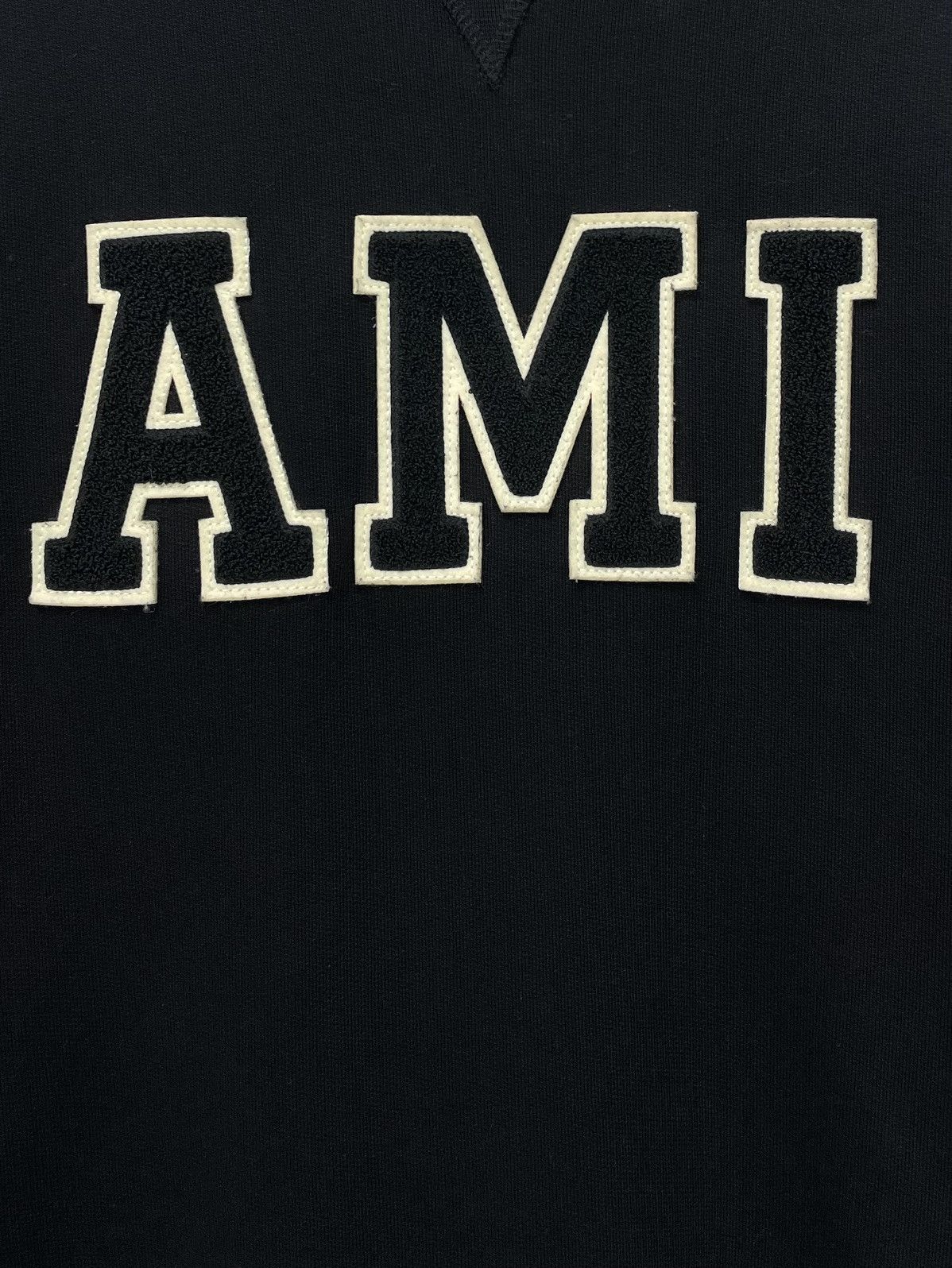 AMI AMI Alexandre Mattiussi Varsity Sweatshirt – Big Logo Patch Size US S / EU 44-46 / 1 - 4 Thumbnail