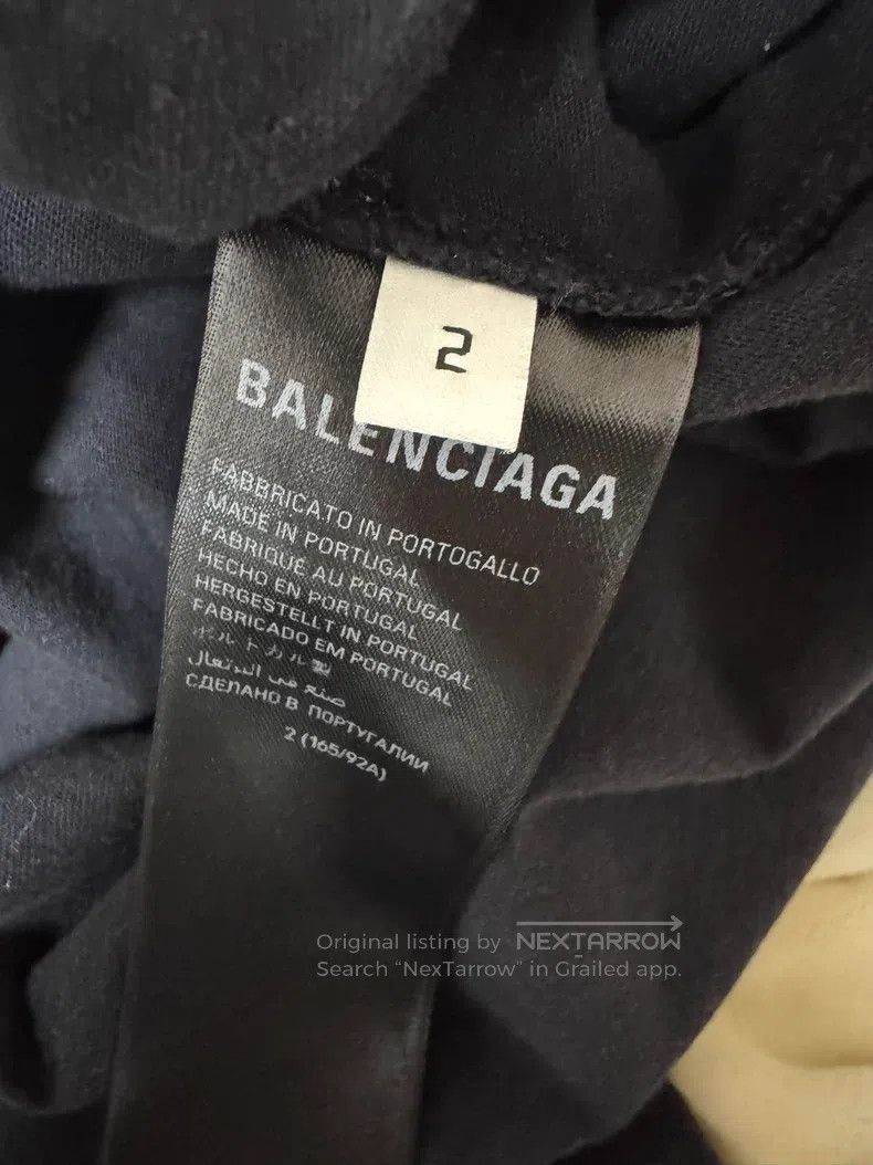 Balenciaga Balenciaga Puma Washed Distressed Short Sleeve Size US M / EU 48-50 / 2 - 3 Thumbnail